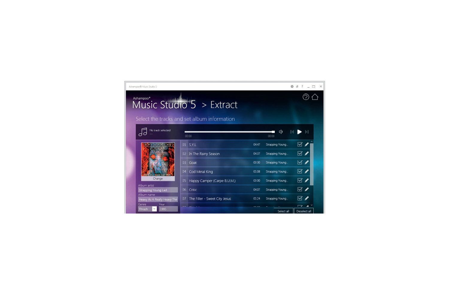 instal the last version for ipod Ashampoo Music Studio 10.0.1.31