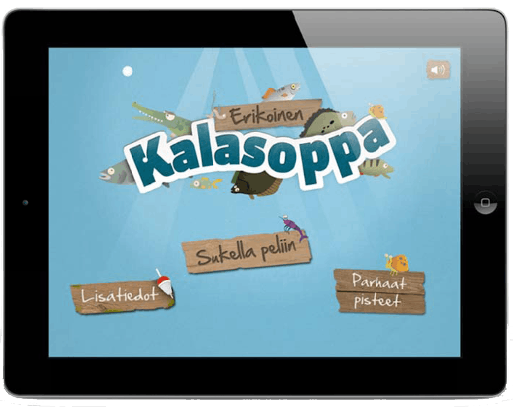 Kotimainen Ipad-peli opettaa Itämeren kalojen tavoille 