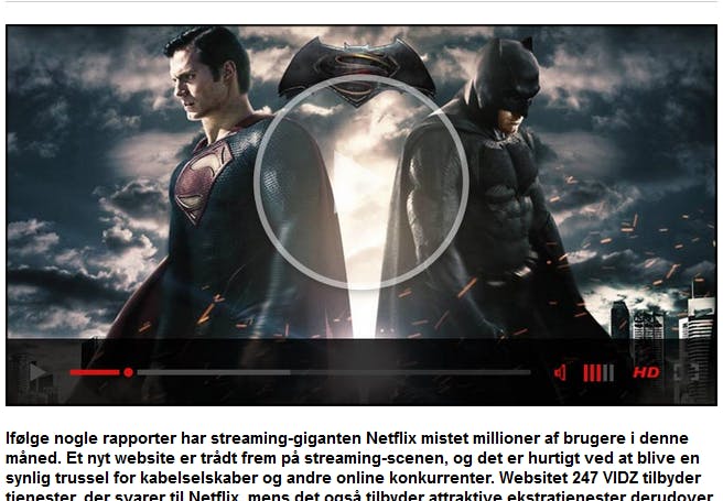 falske filmsider menu
