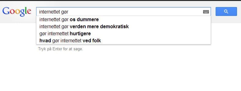 googlesøgning