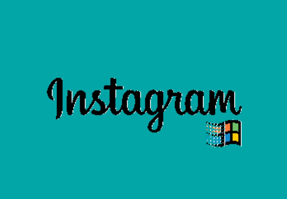 Windows 95 Instagram