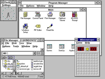 win3.1 desktop