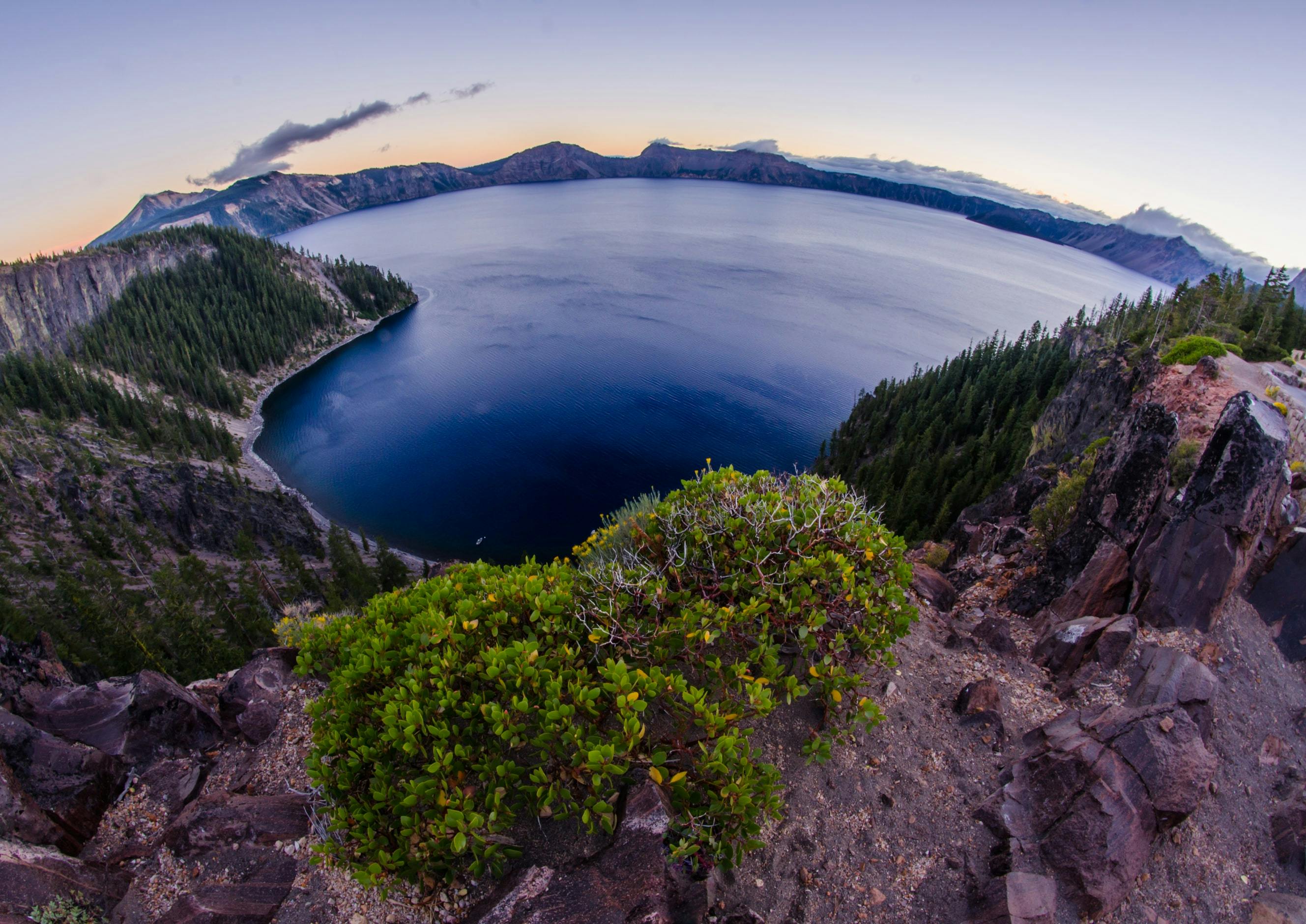 Fisheye objektiv landskap