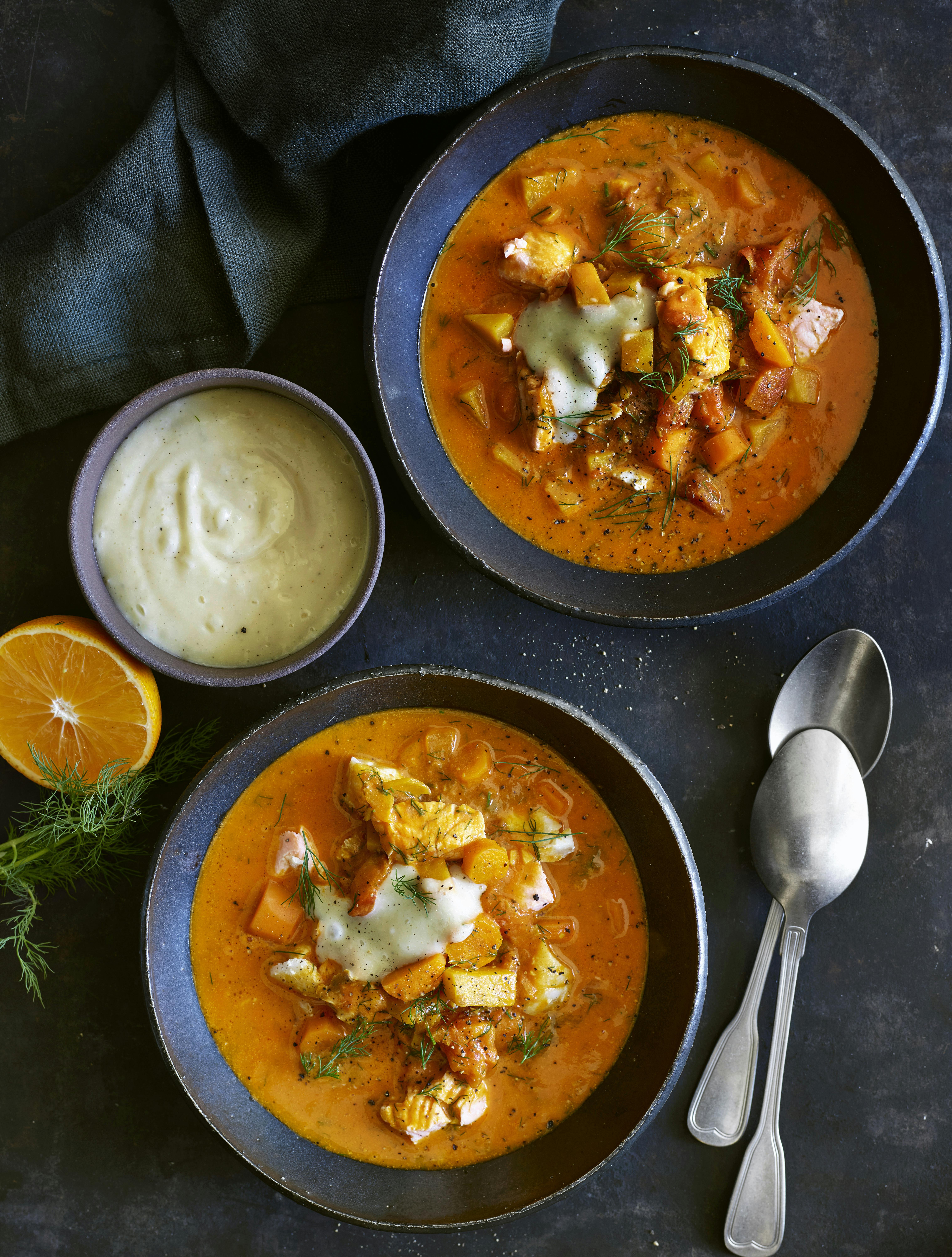 fiskesuppe med aioli