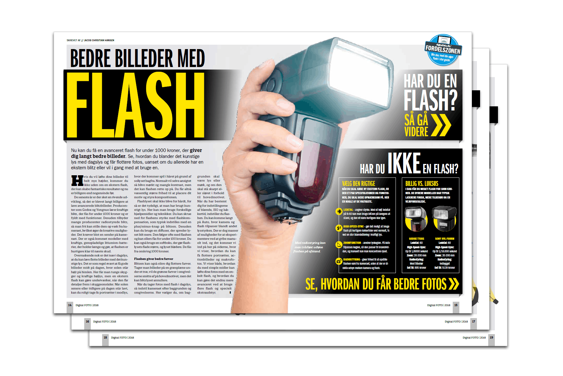 Tag bedre billeder med flash speedlite