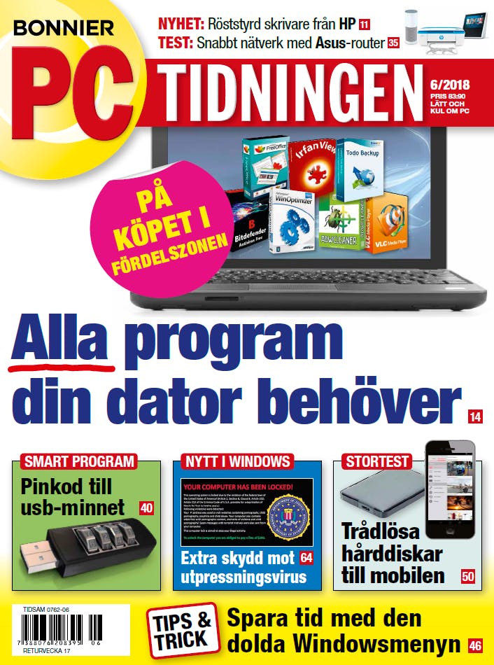 Nytt nummer: Programmen din dator behöver