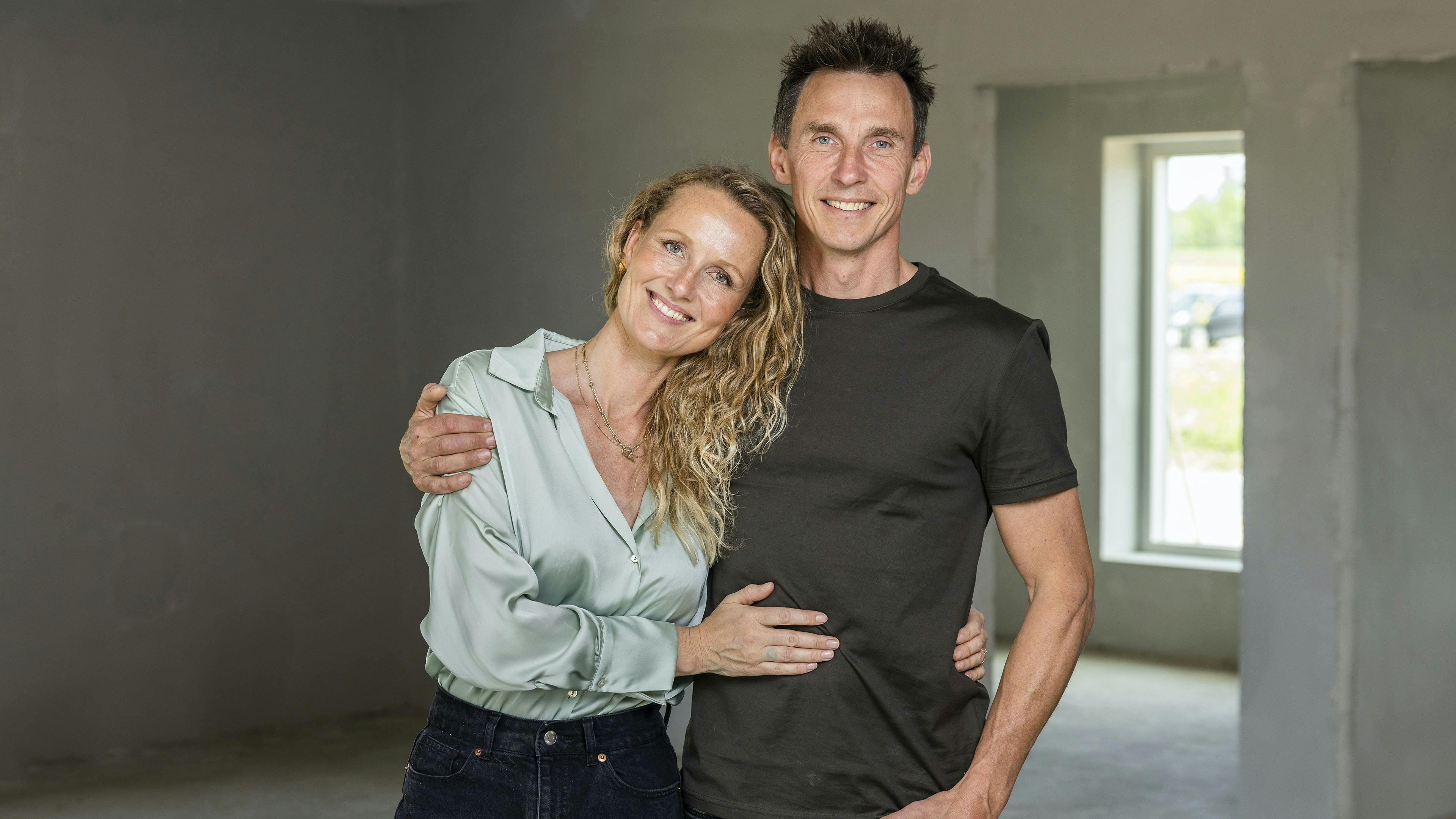 I Grønt hus finder vi Frederikke og Anders. Frederikke og Anders fra Nybyggerne