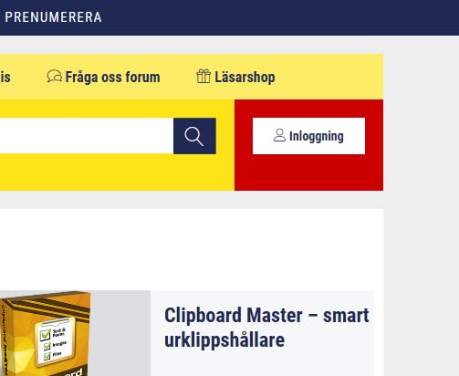 Logga in i Fördelszonen