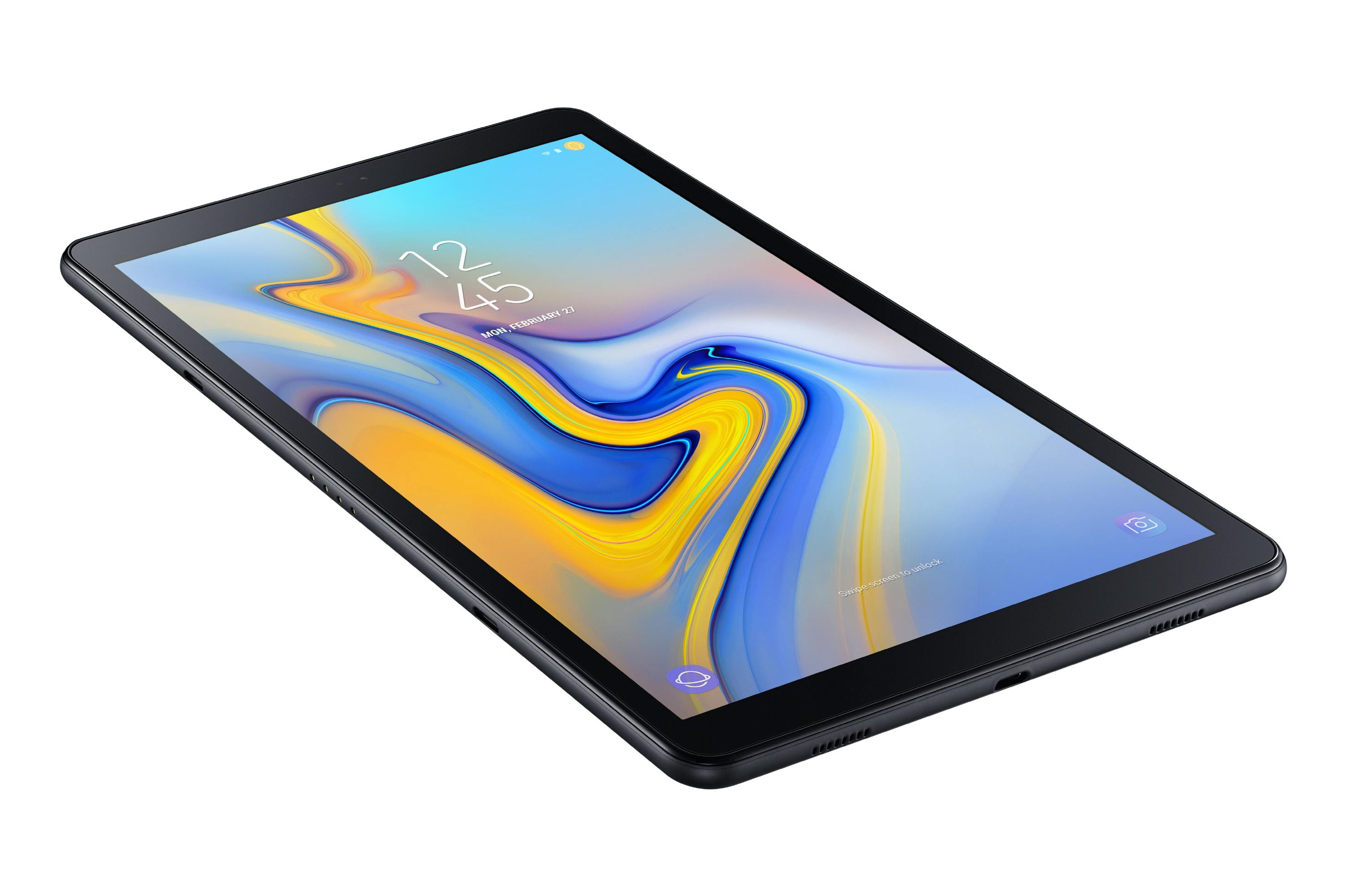 Samsung Galaxy Tab S4 Samsung Galaxy Tab S4 har en skärm som är 10,1 tum.