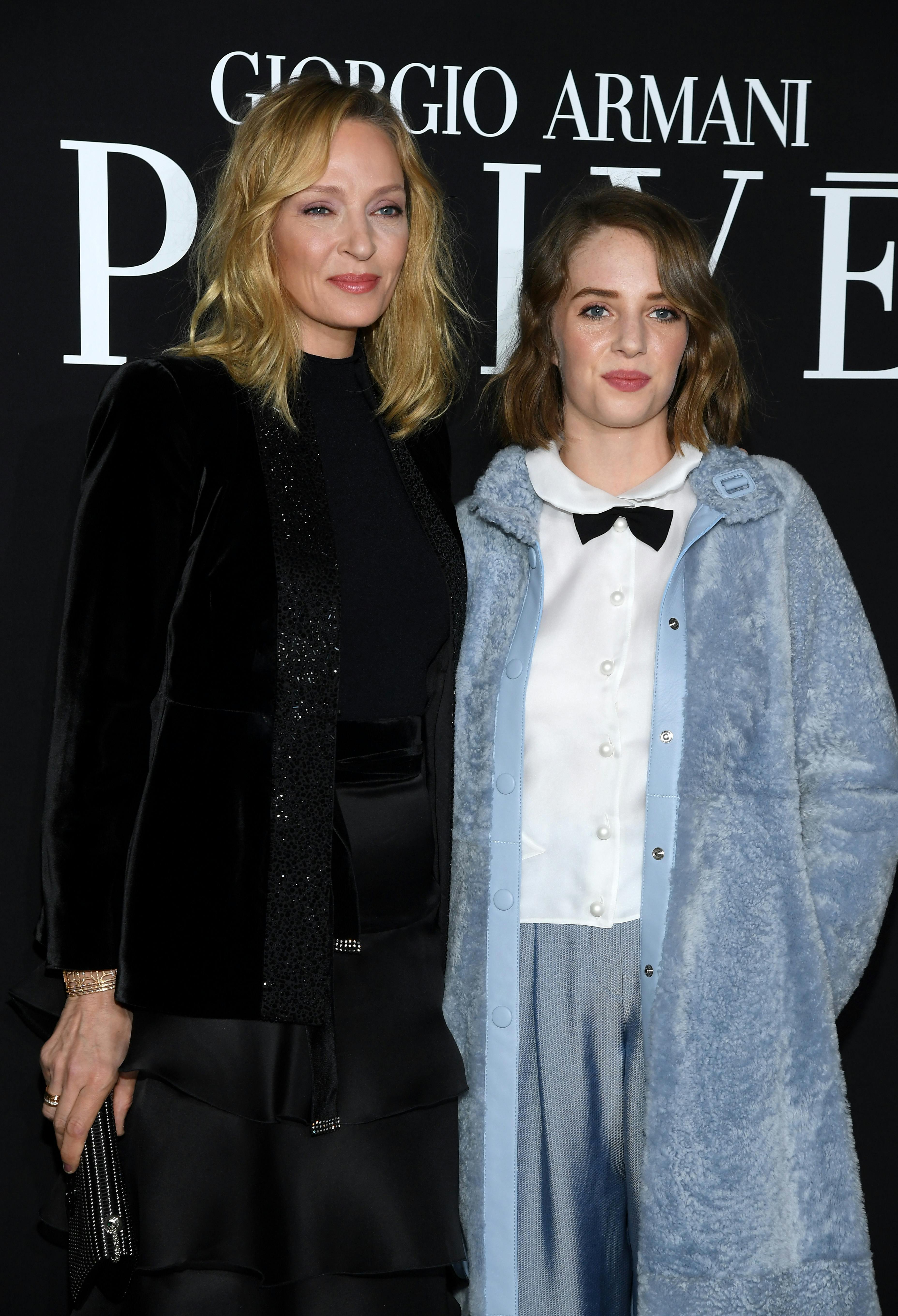 Uma Thurman and Maya Hawke, kendte mødre der minder om sin datter