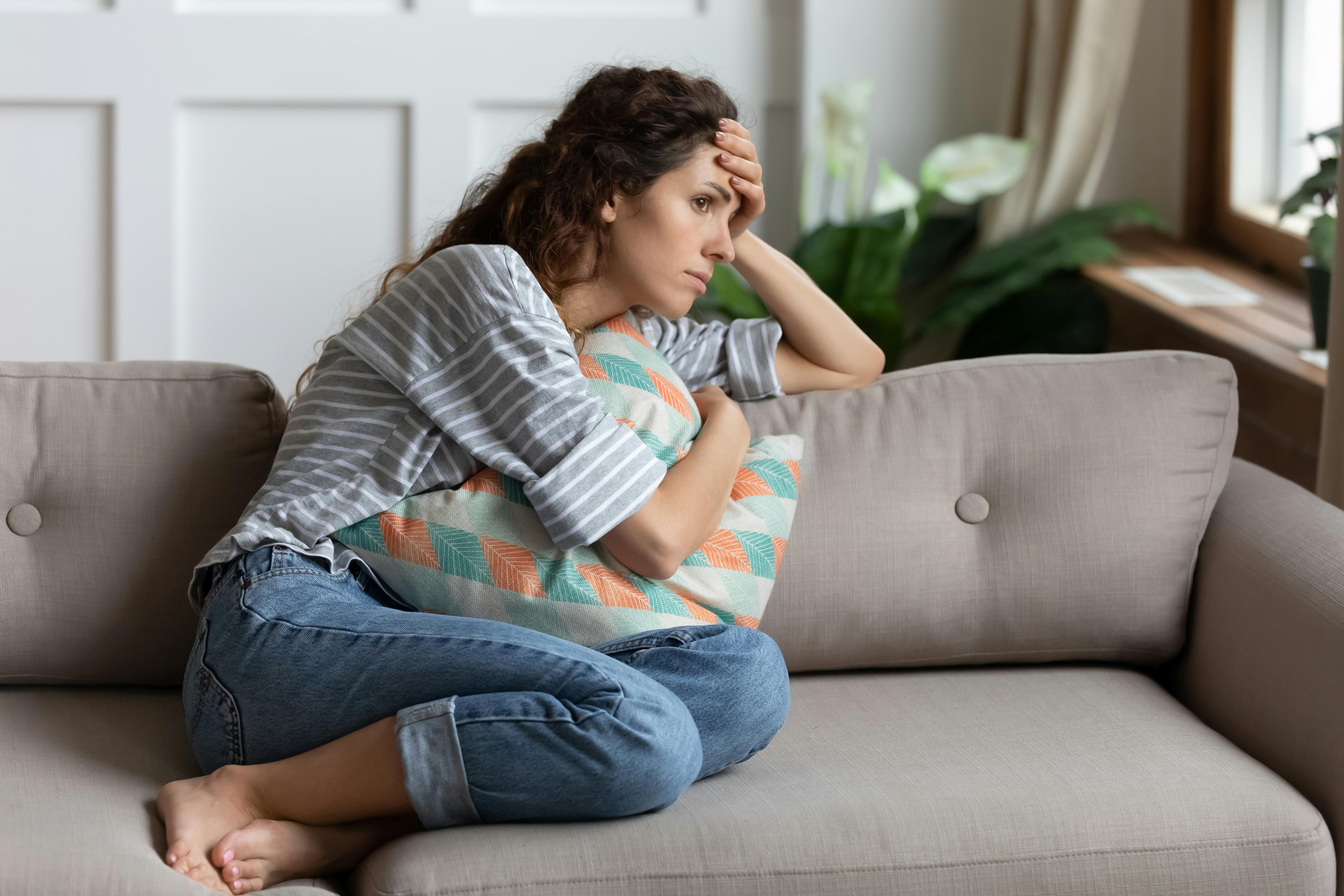 Ubevidst skyldfølelse kan være årsag til depression. Kvinde med skyldfølelse