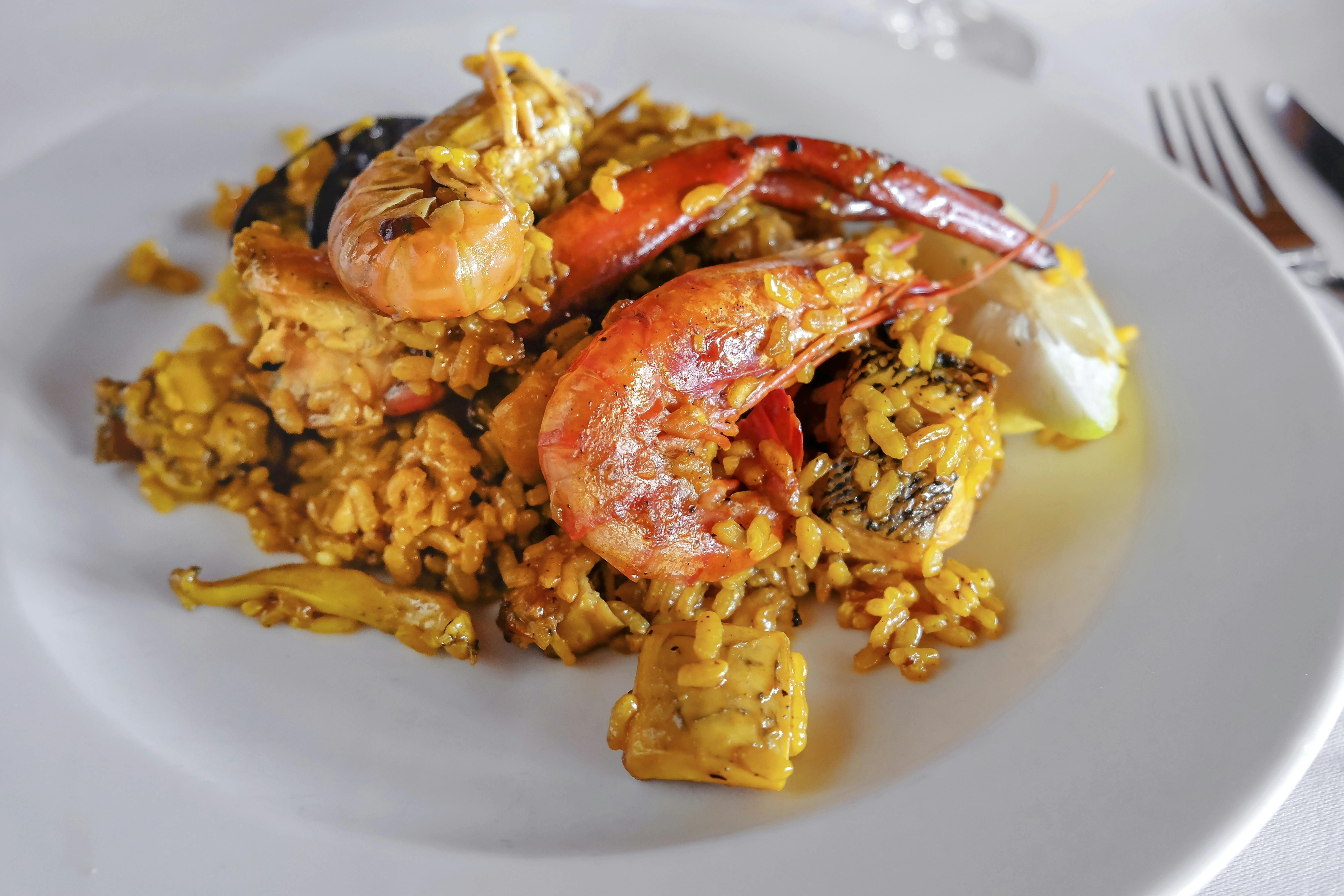 Uhm, skaldyrspaella. Ibiza-guide