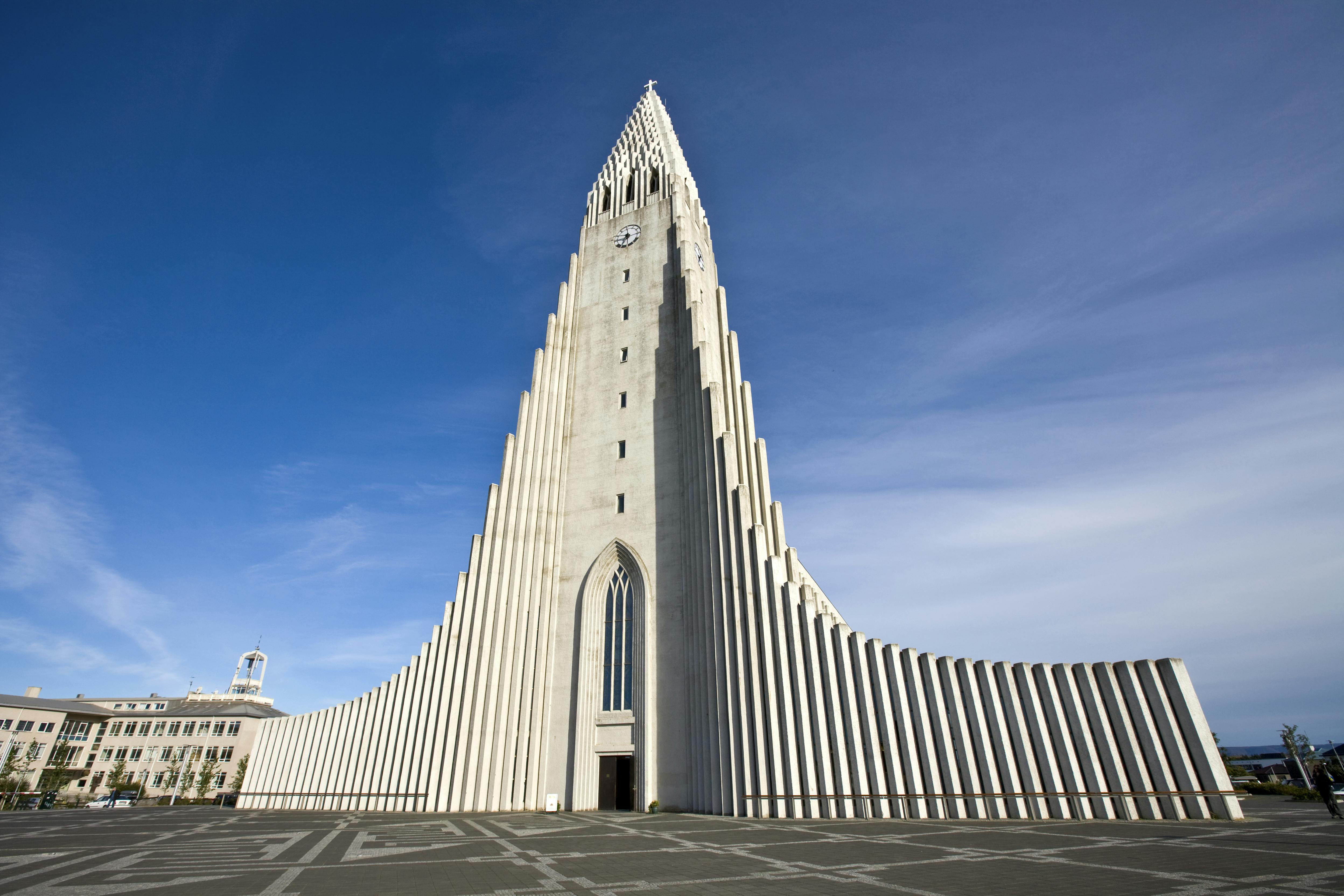 Hallgrimskirkja i Reykjavik, Island
