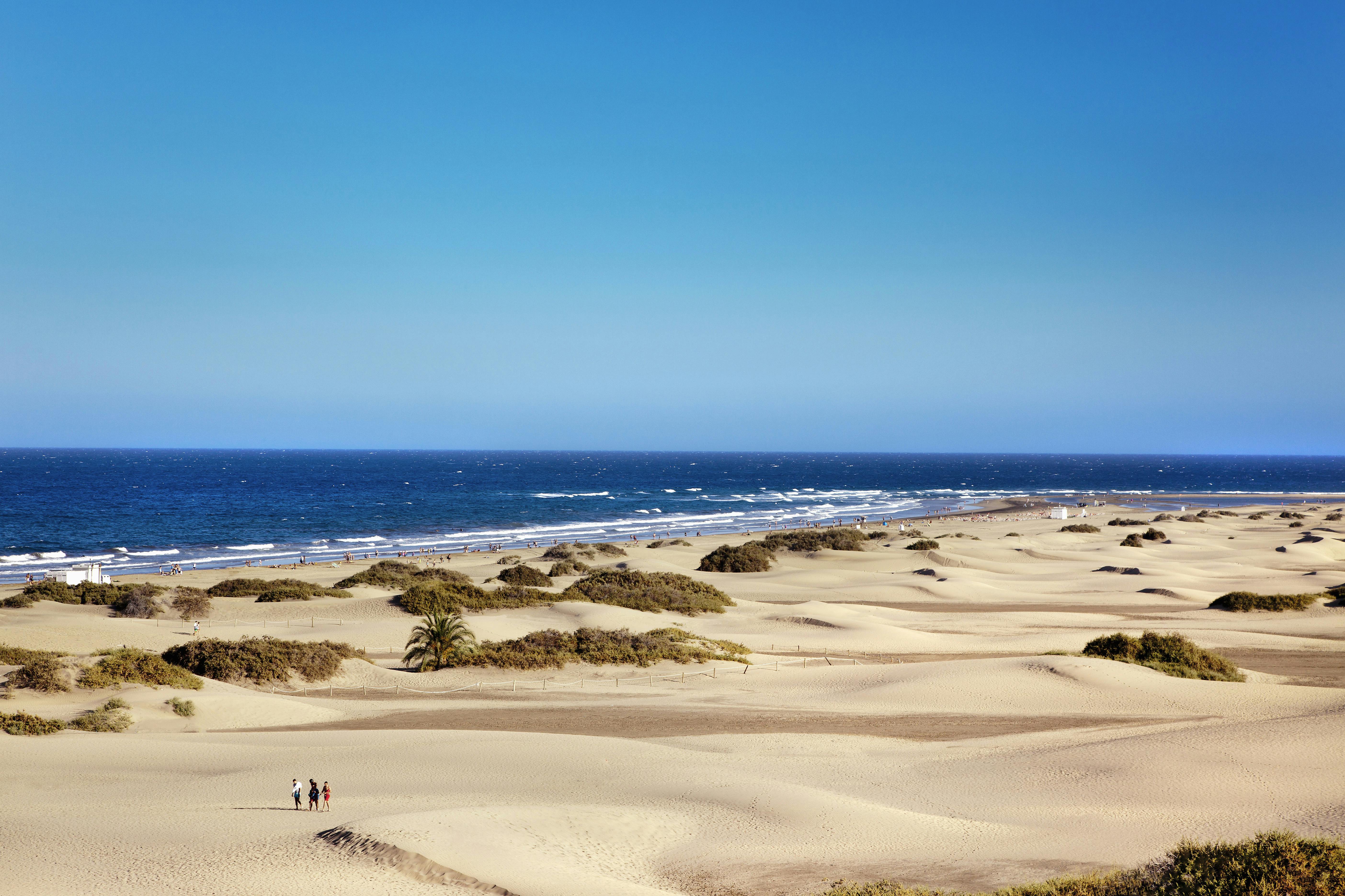 Vakkert landskap: De bølgende sanddynene i Maspalomas