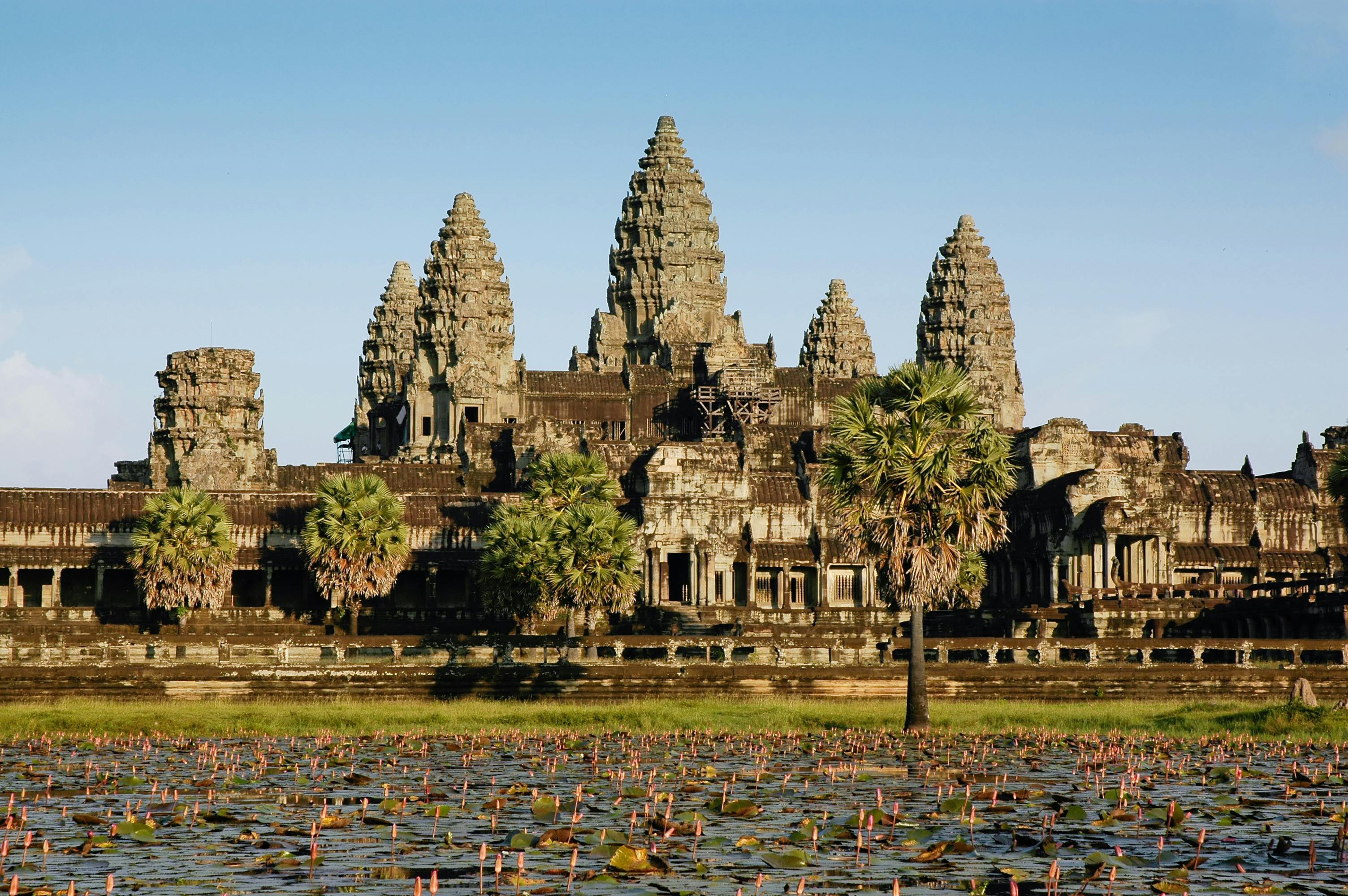 Angkor Wat kan besøges i Cambodja. Angkor Wat i Cambodja