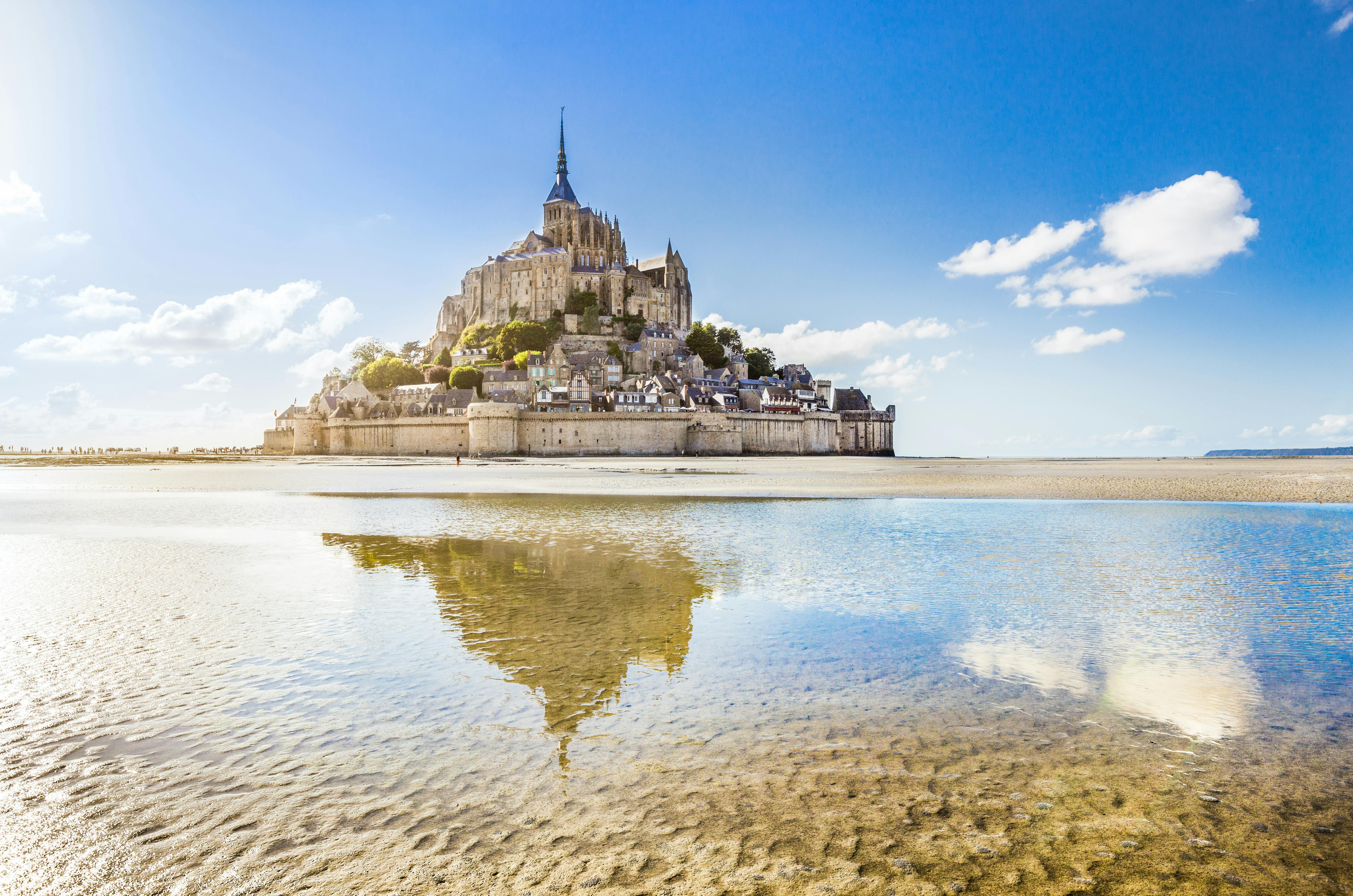 Virkelighedens Mont Saint-Michel. Mont Saint-Michel