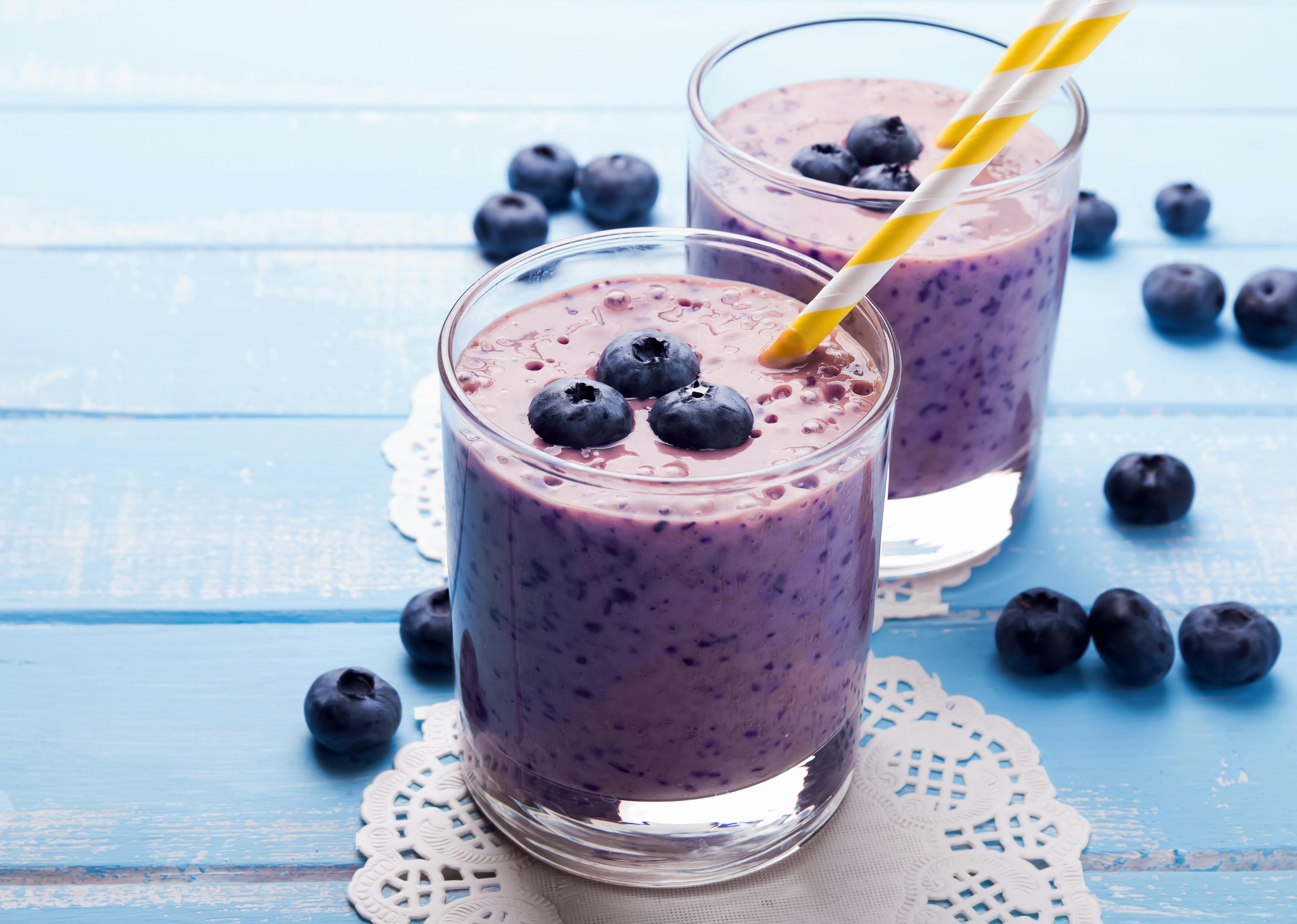 Blåbær smoothie