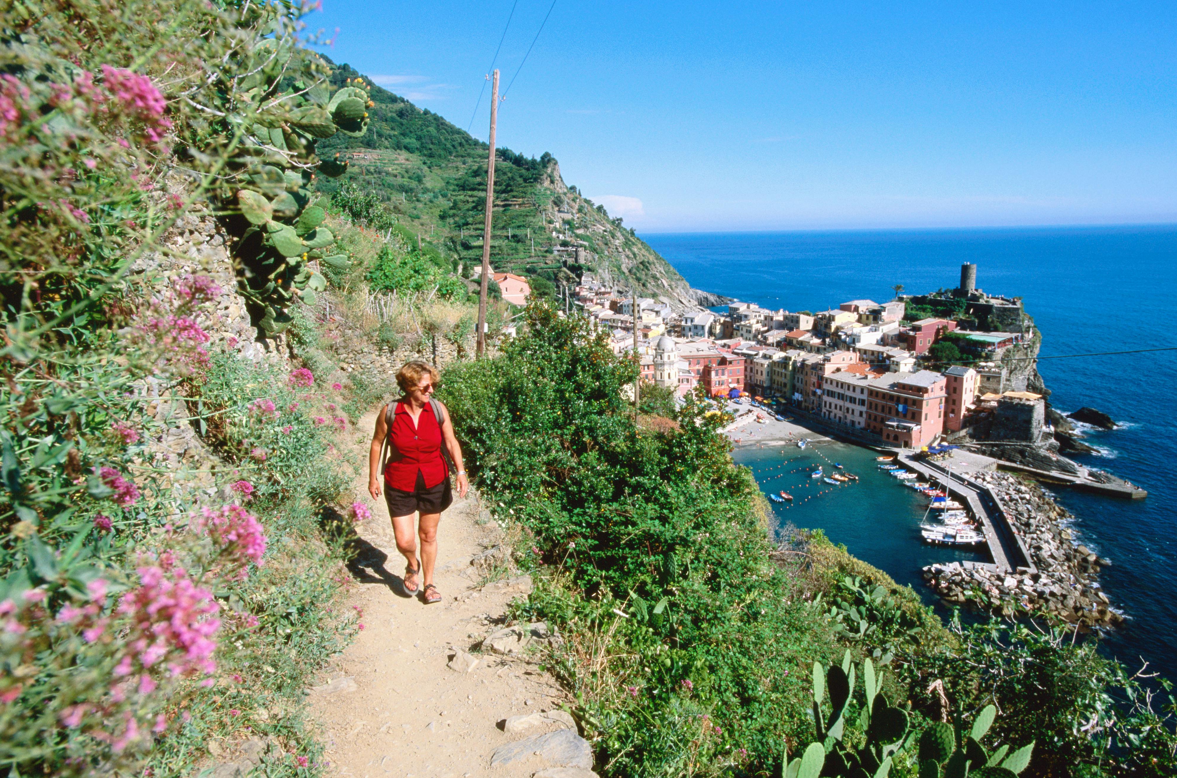 Gå til de fem byene "Cinque Terre": Vernazza Cinque Terre