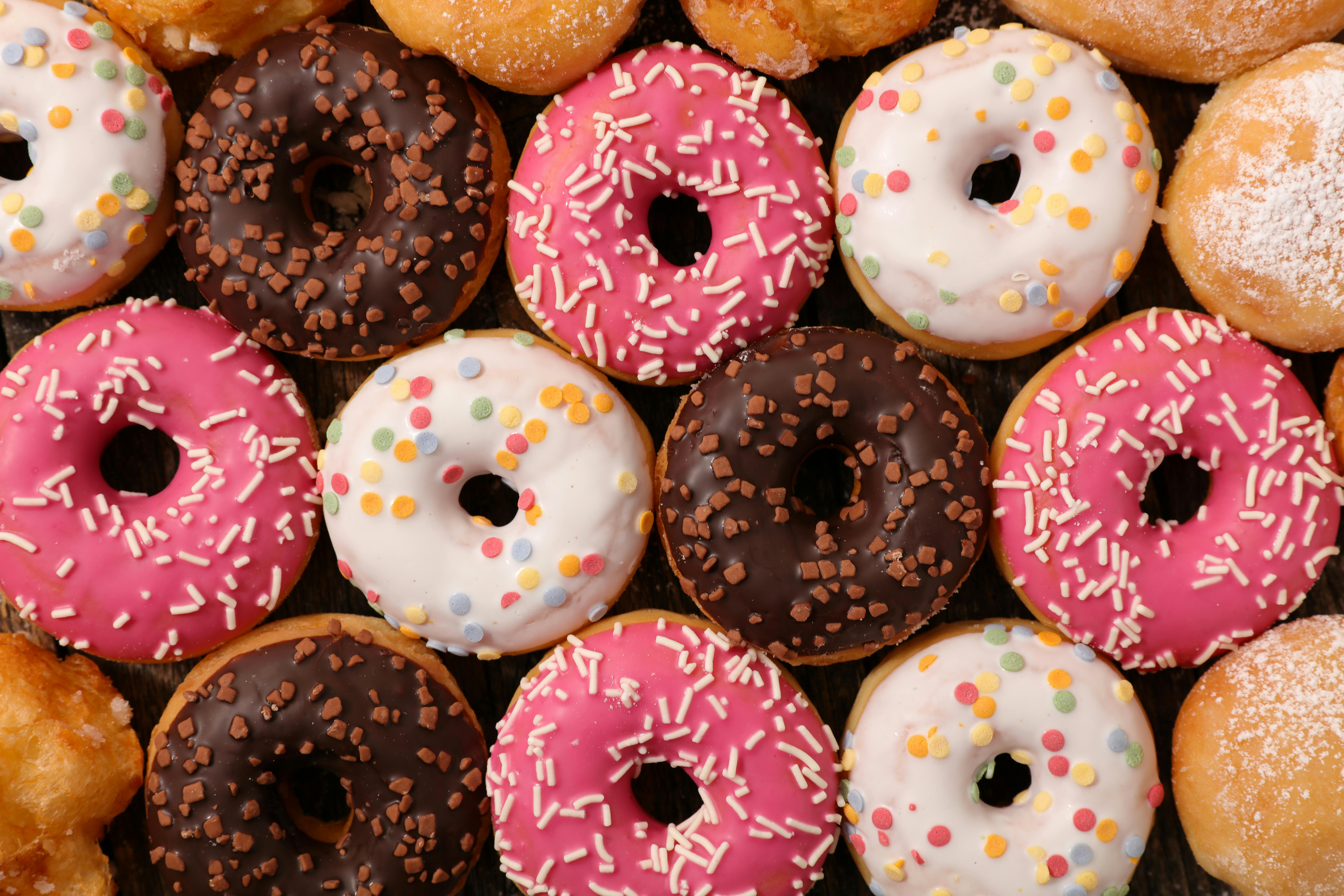 Vi var overbeviste om, at de var fra USA. donuts