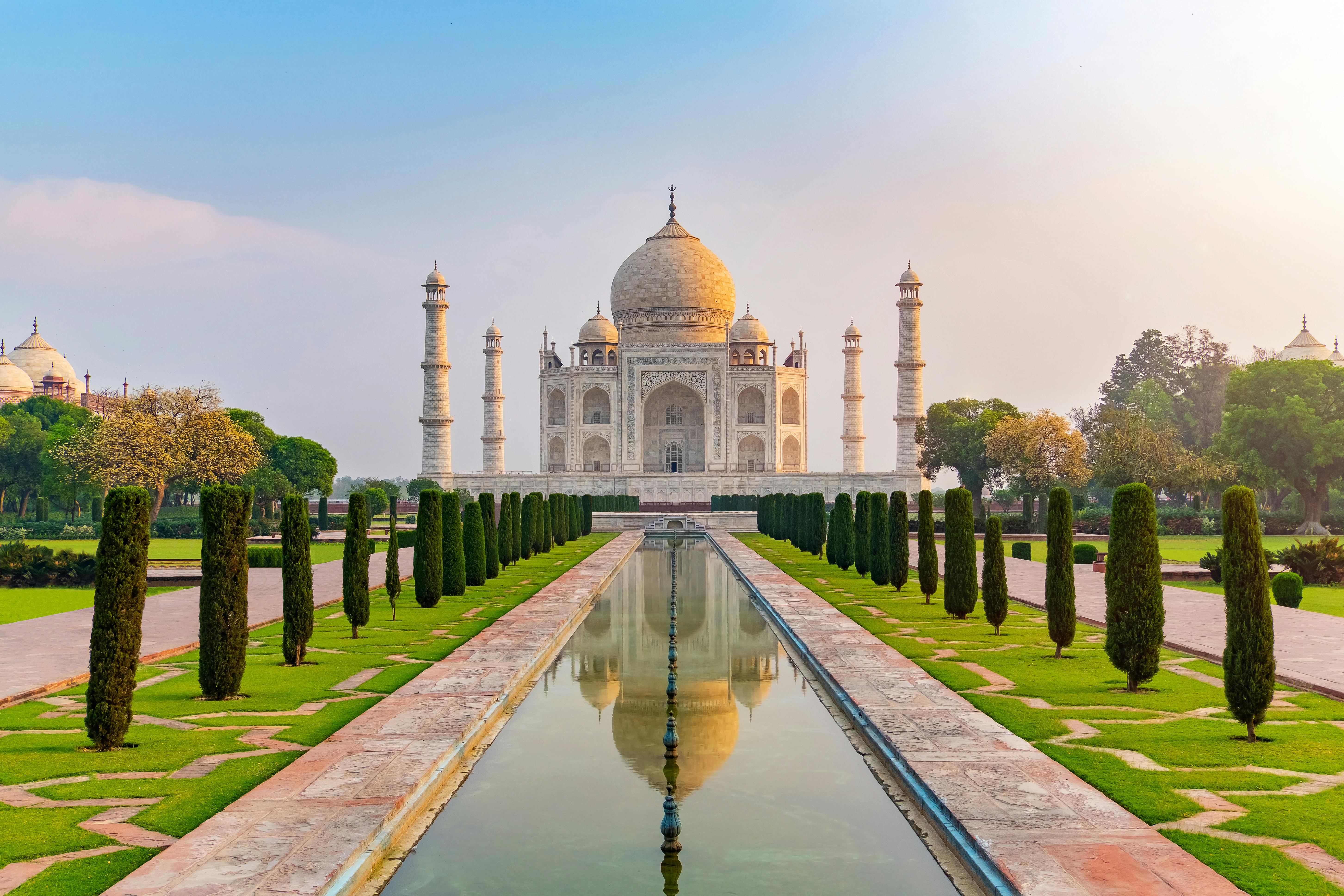 Virkelighedens smukke Taj Mahal! Taj Mahal