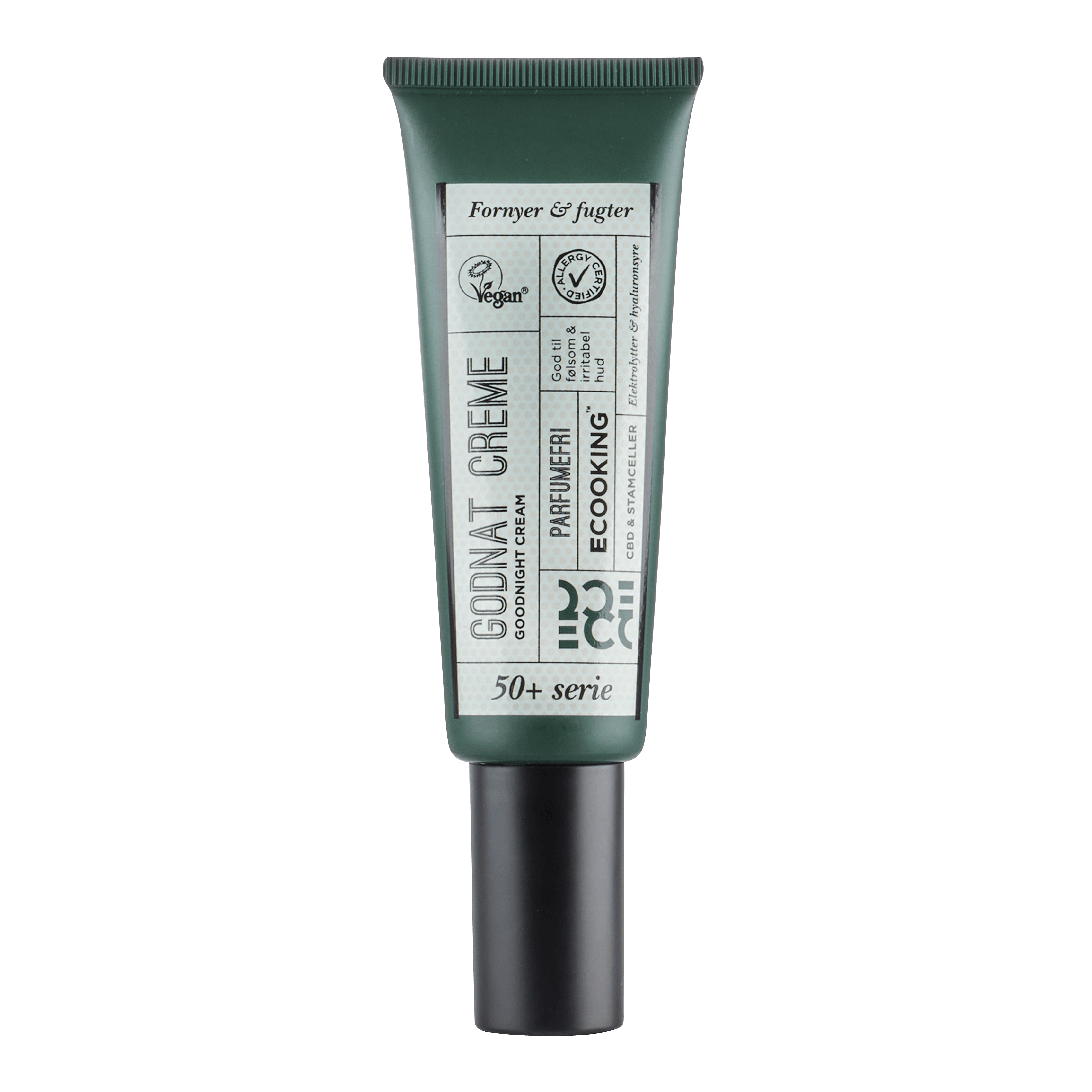 Ecooking, 50+ Godnat Creme. 50 ml, 350 kr.