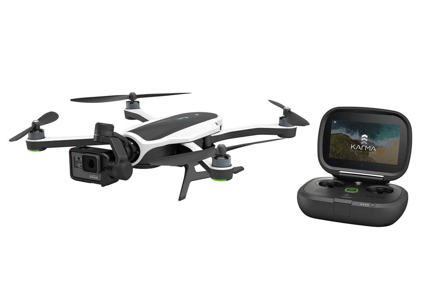 Drone i bakken GoPro Karma-drone