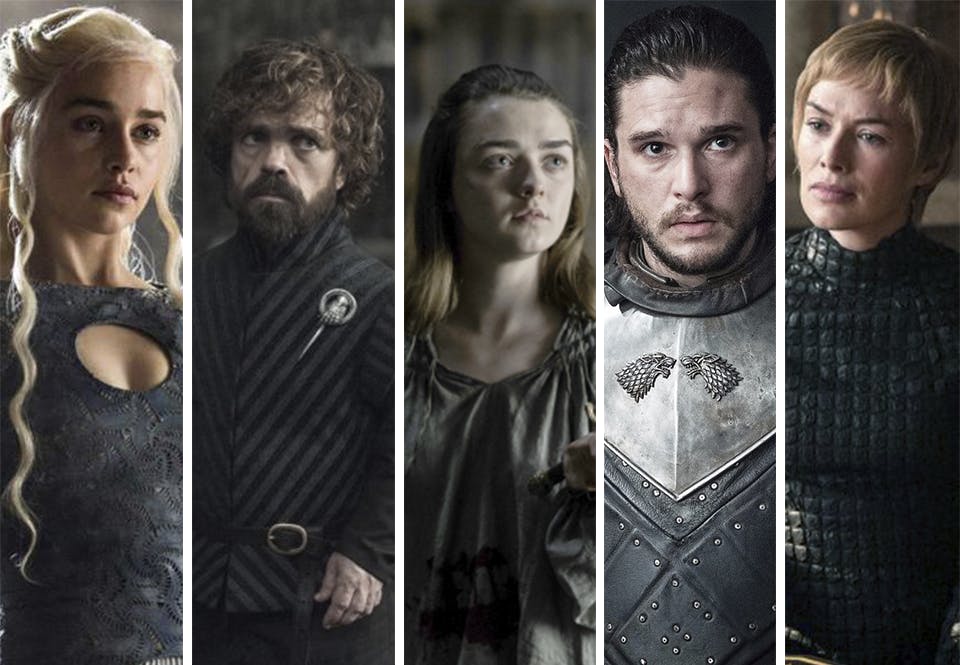 Game of Thrones | Daenerys Targaryen, Tyrion Lannister, Arya Stark, Jon Snow, Cersei Lannister