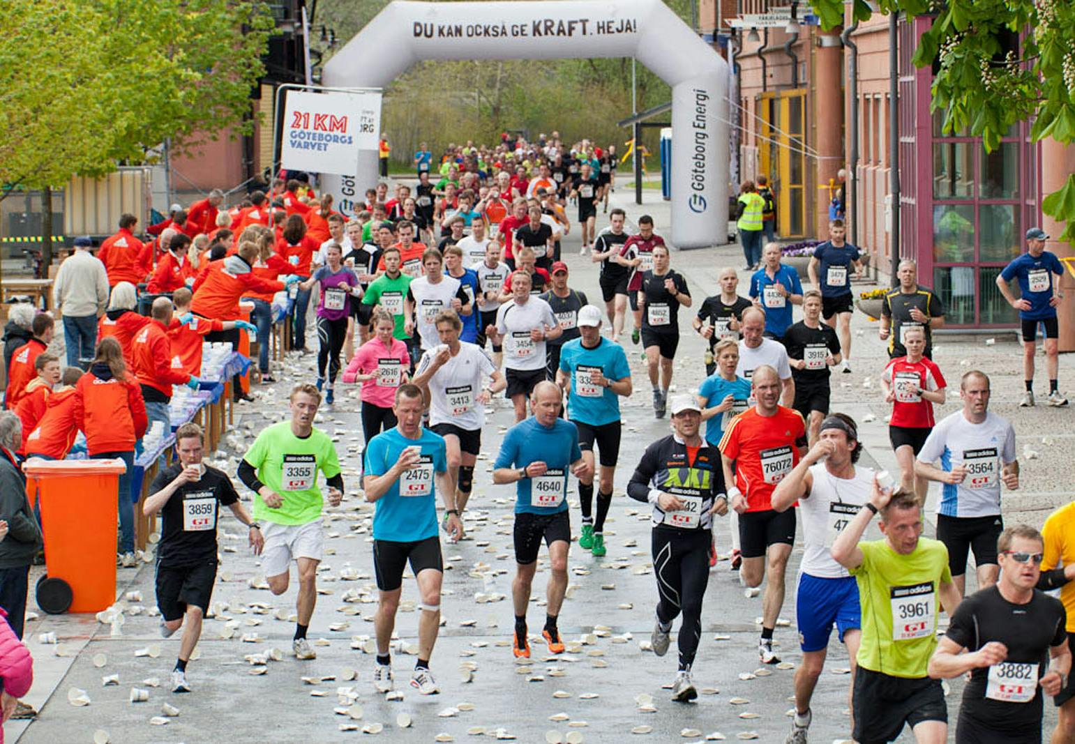 Göteborgsvarvet 2012, vätskestation