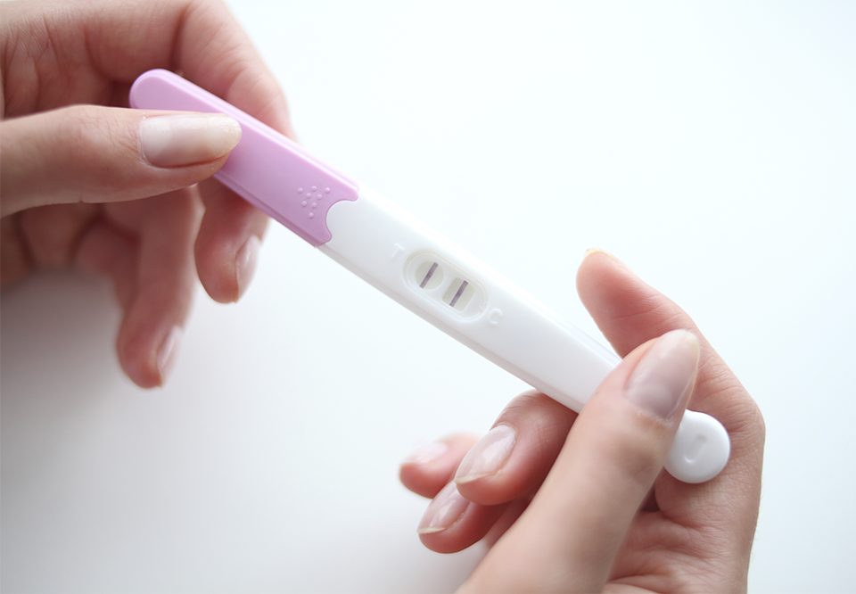 Streg graviditetstest utydelig Tag graviditetstesten
