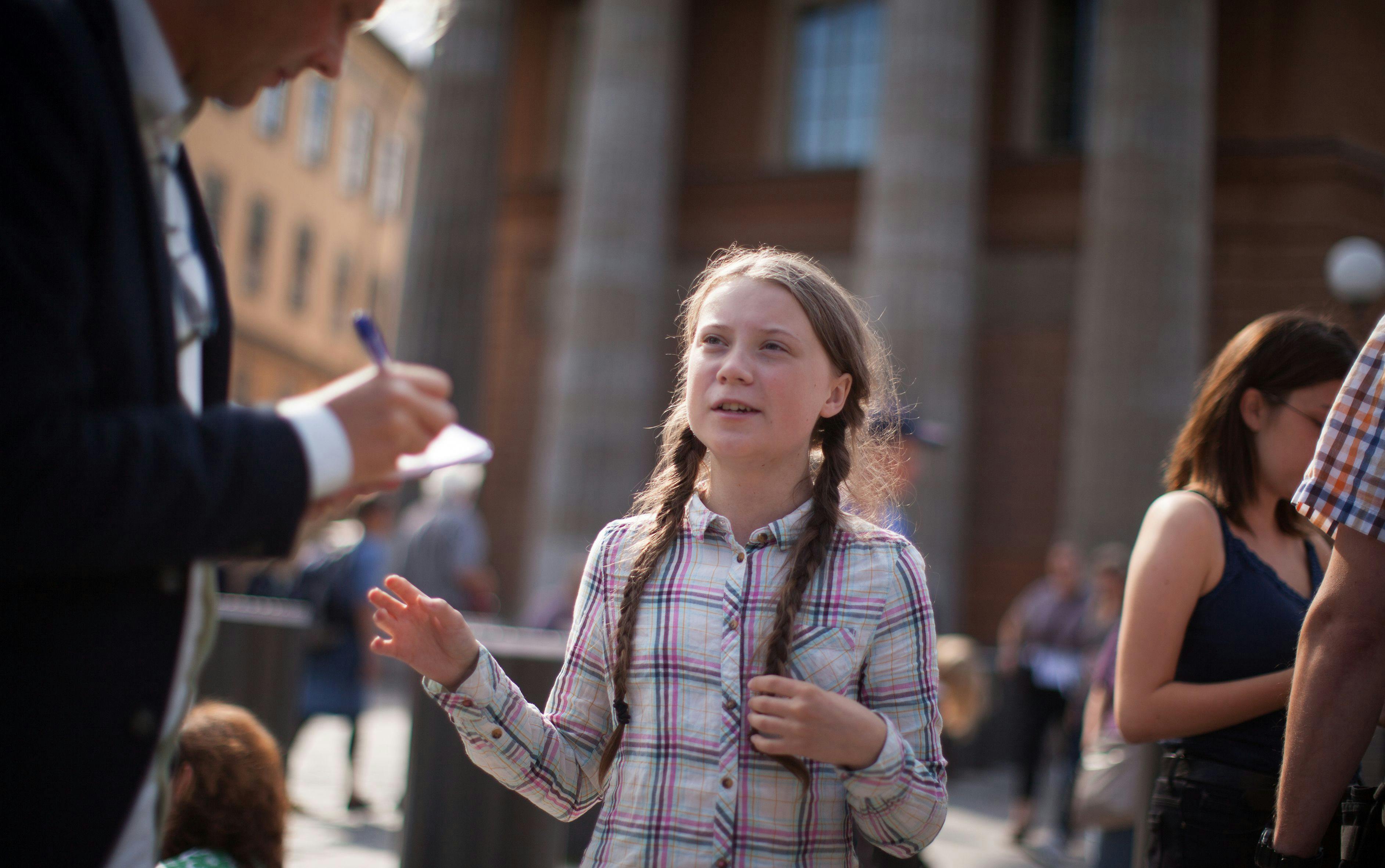Greta Thunberg blev verdensberømt for sin klimastrejke som 15-årig. Greta Thunberg