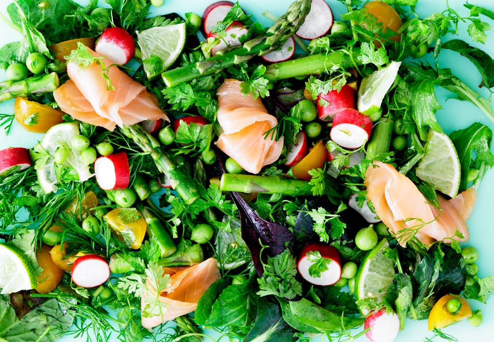 Lots of vegetables and fish for I FORM's intestinal cure