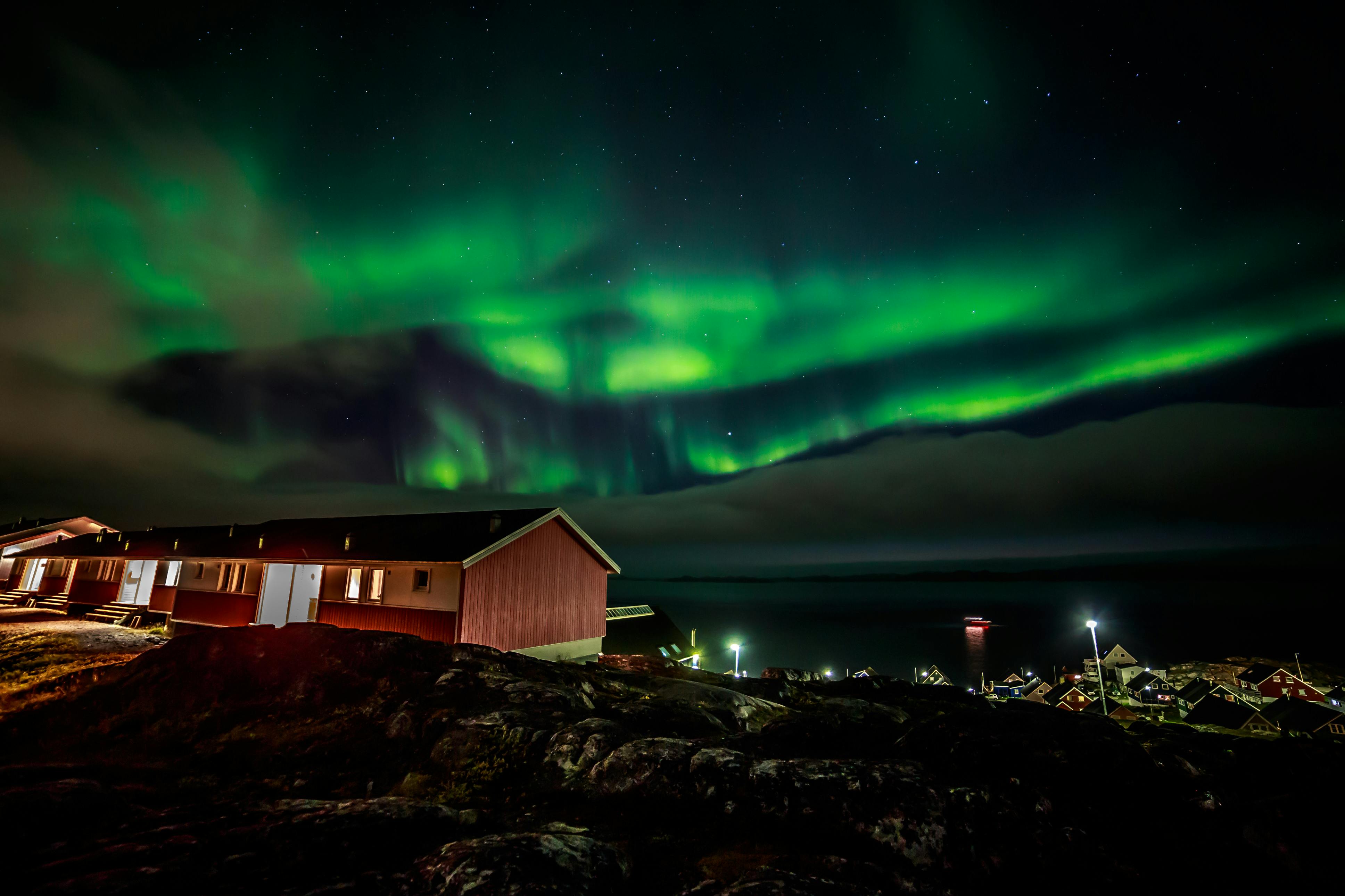 Nordlys i Grønland. Nordlys i Grønland