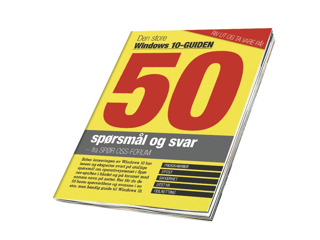Stor Windows 10-guide med 50 spørsmål og svar.