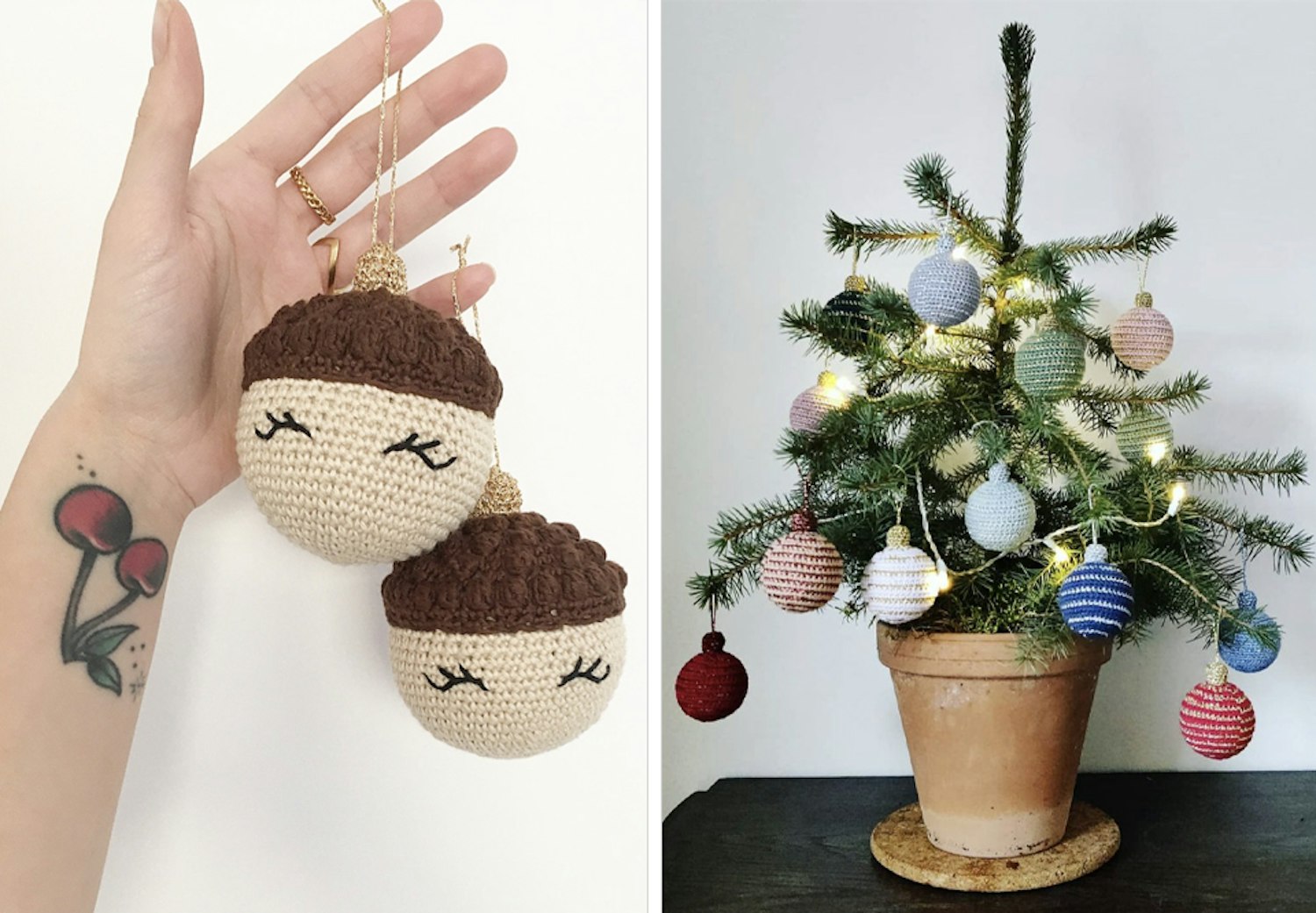 hæklede julekugler, som bare må op på juletræ | Woman.dk
