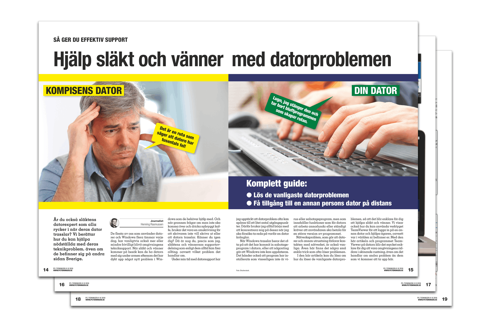 Hjälp släkt och vänner med deras datorproblem