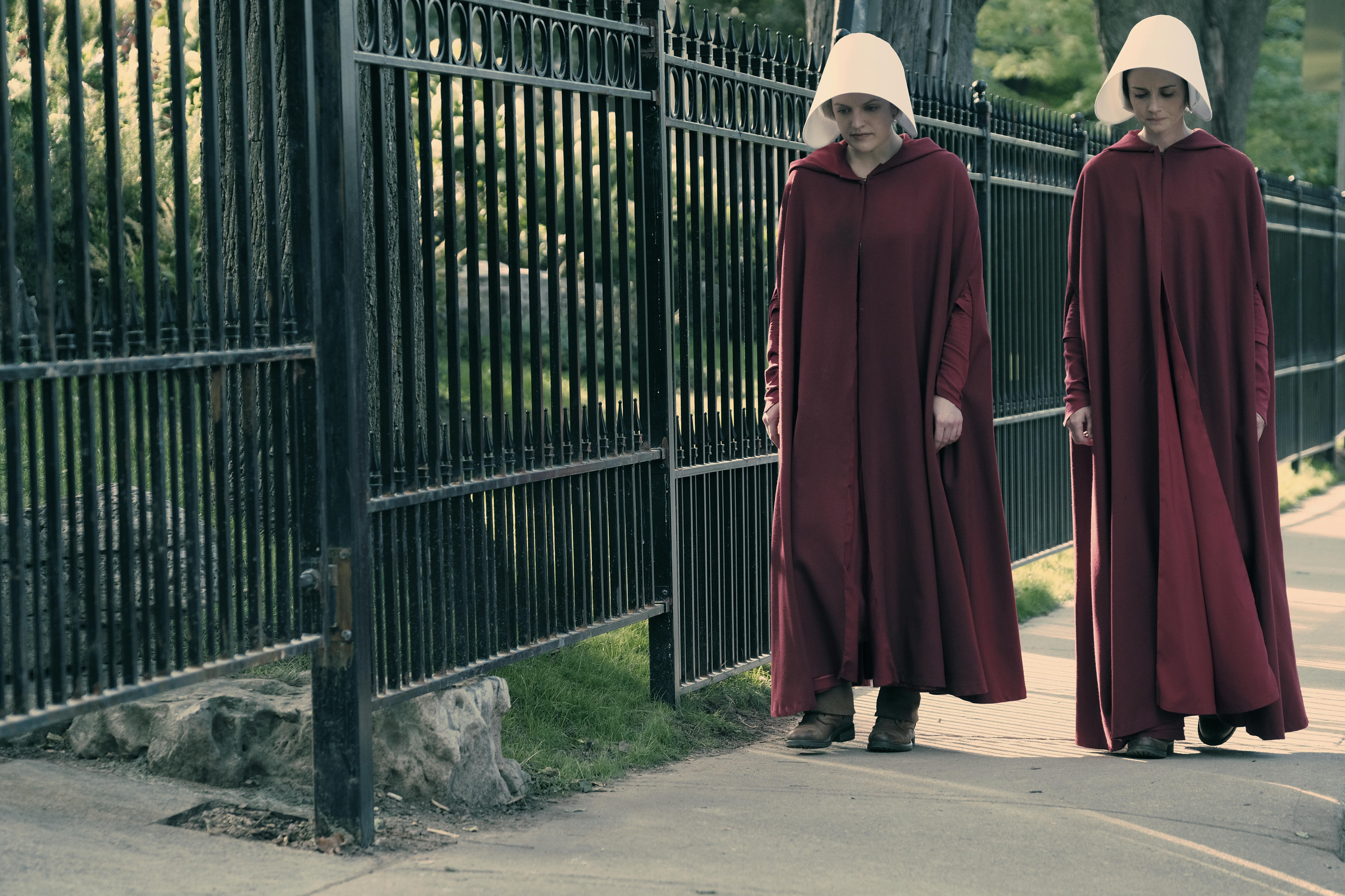 Seriens handmaids er avhengig av lyder når de spiller inn The Handmaid's Tale på HBO