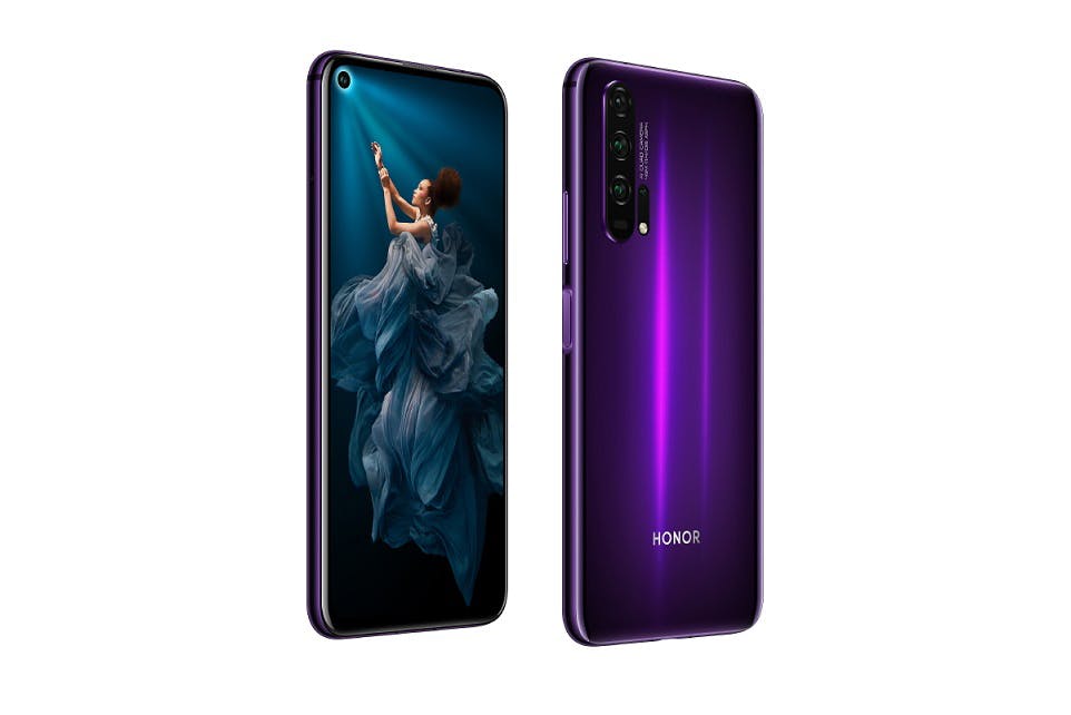Honor 20 Pro i färgen Phantom black