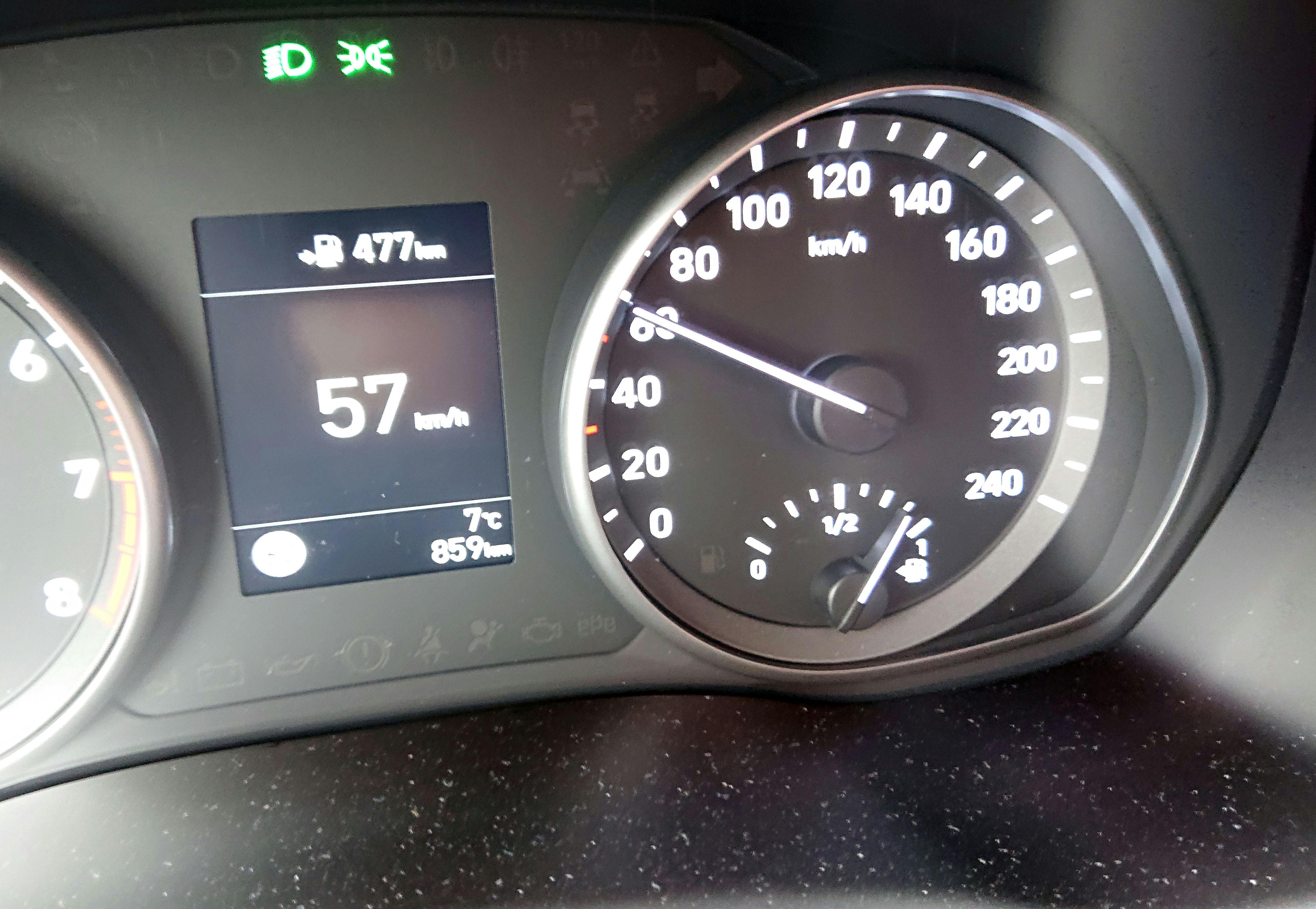 Speedometer digital analog Hyundai i30