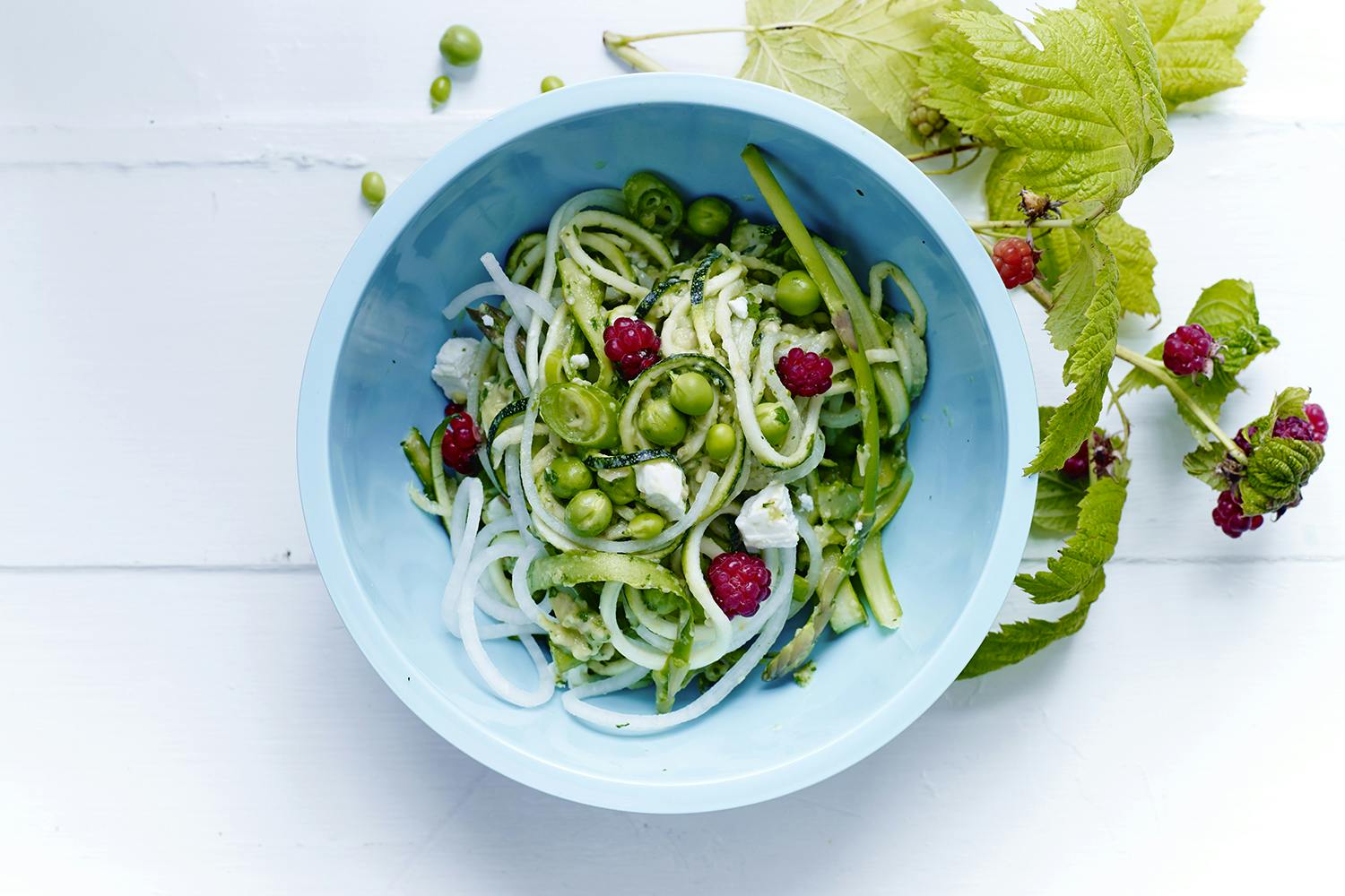 Tallerken med pastasalat