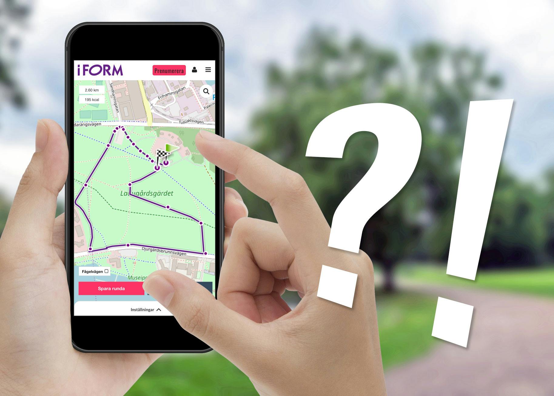 Ruttplanerare FAQ Frågor om I FORMs ruttplanerare