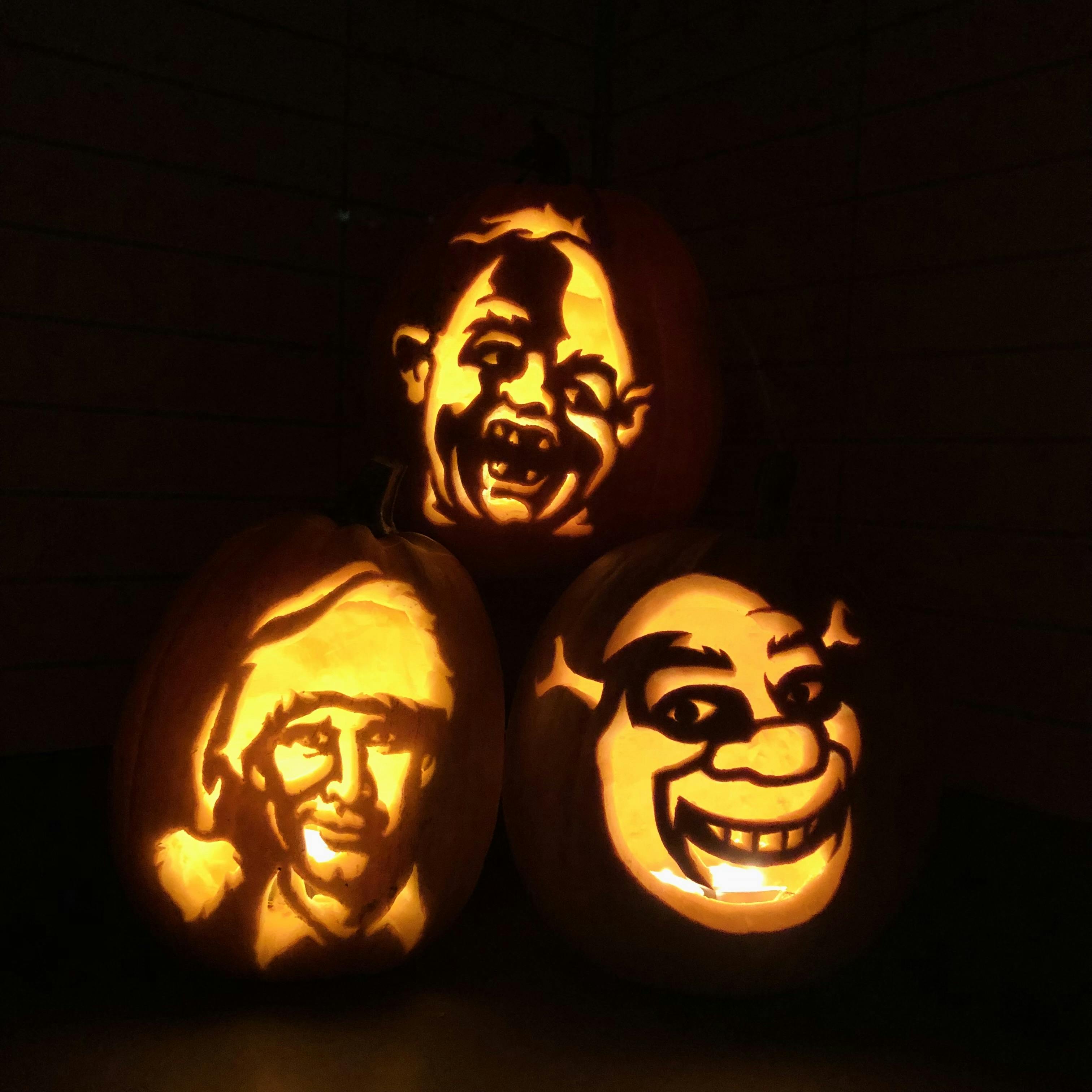 Vi drømmer om at lave et Shrek-græskar! Shrek græskar, Halloween græskar