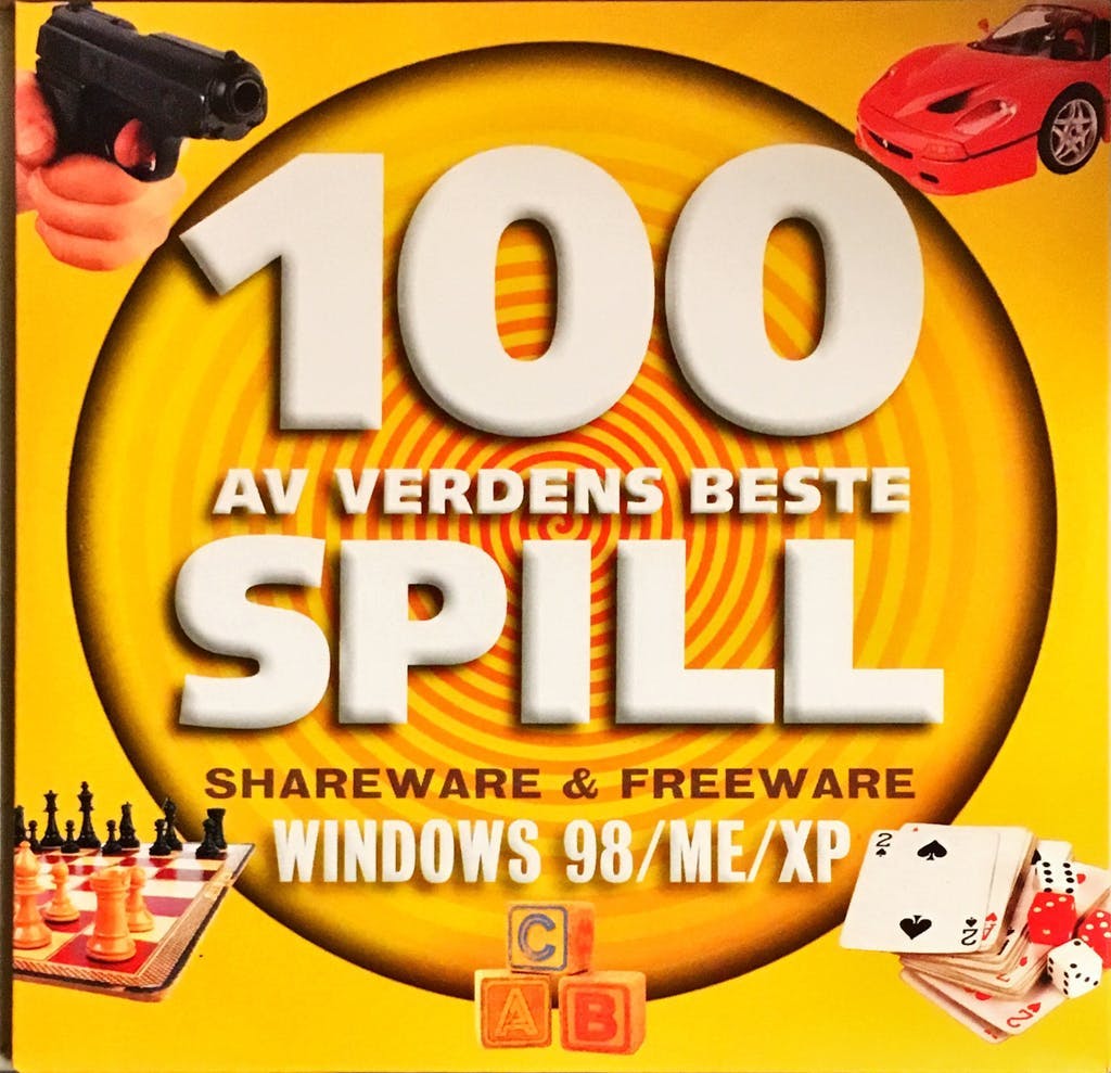 "100 av verdens beste spill" CD fra Komputer for alle