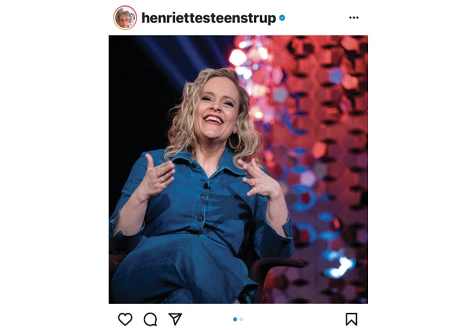 Lindmo Henriette Steenstrup blå buksedress