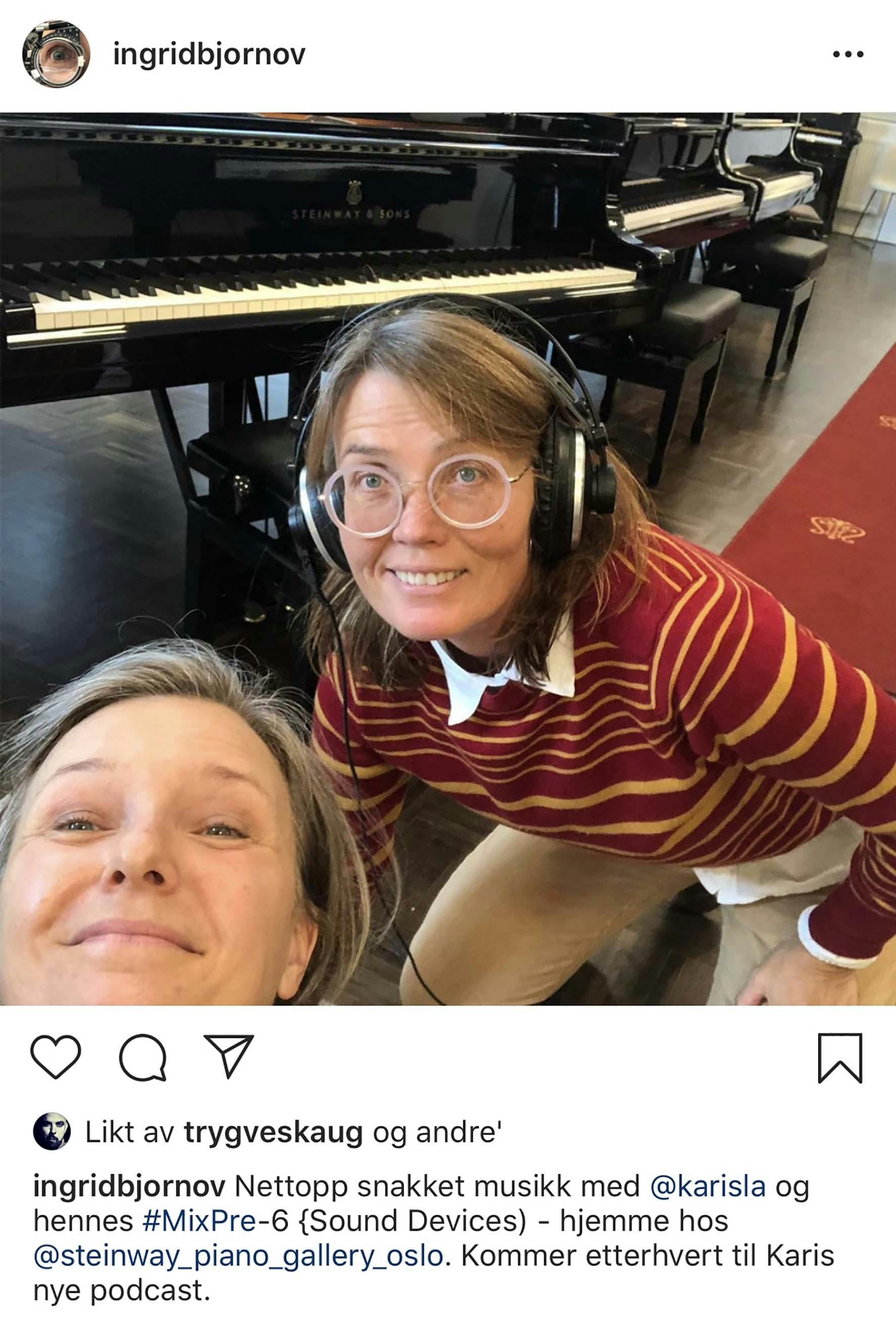 Kari Slaatsveen og Ingrid Bjørnov