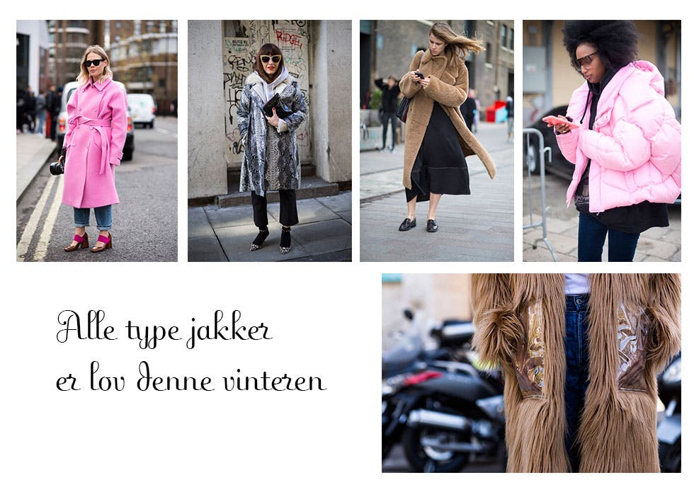 Det er mange måter å style jakken på jakker rosa brun boblejakke kåpe fashion