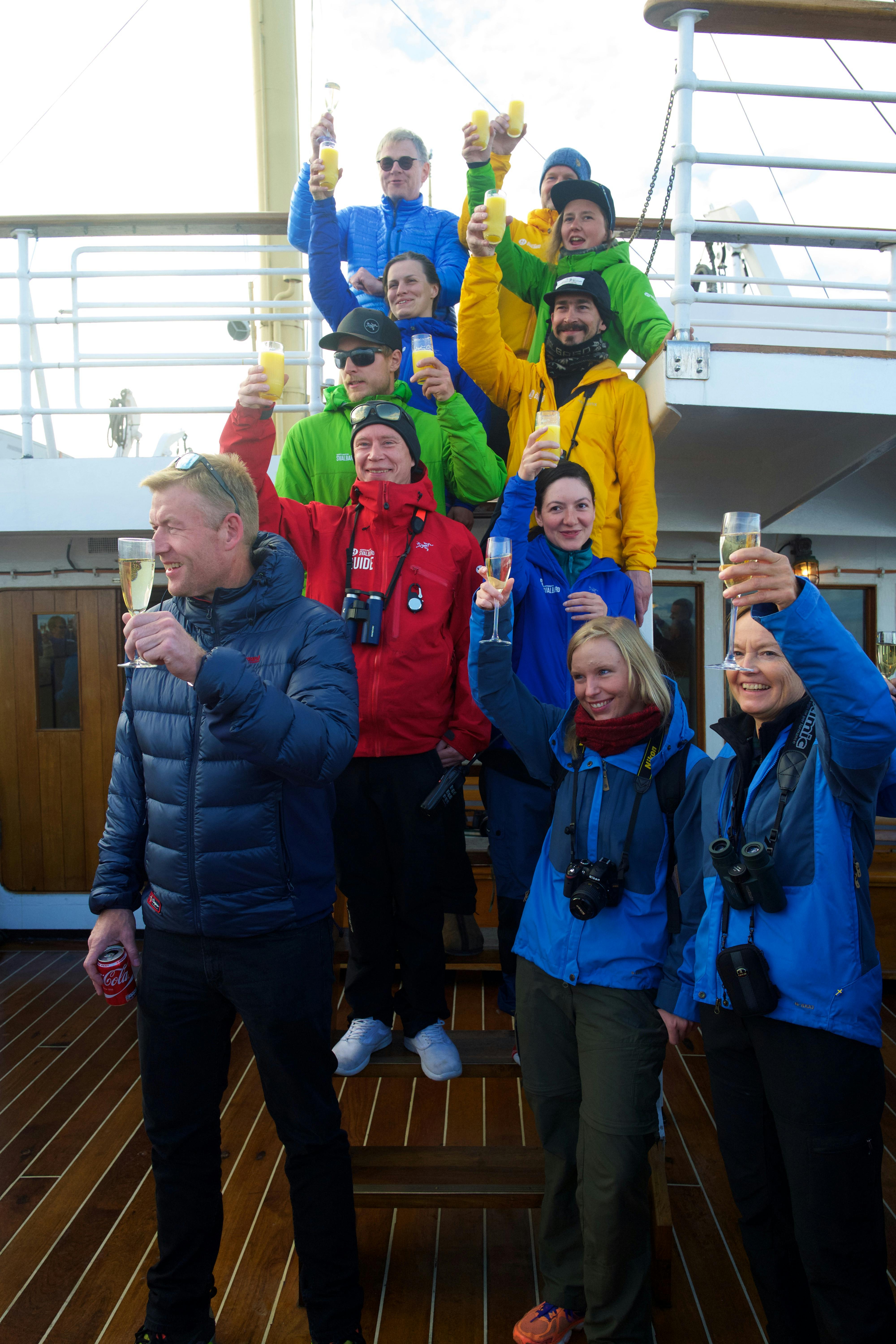 SKÅL VED 80 GRADER NORD: Svalbard
