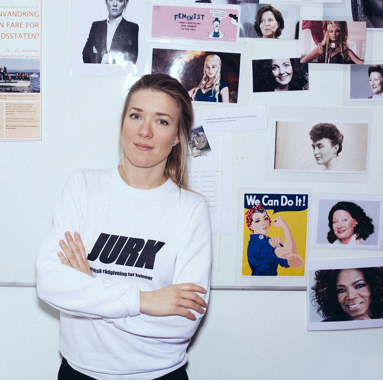 Sara Eline Grønvold - daglig leder i JURK