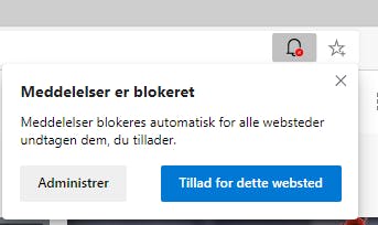 Blokeret meddelelse Blokeret meddelelse