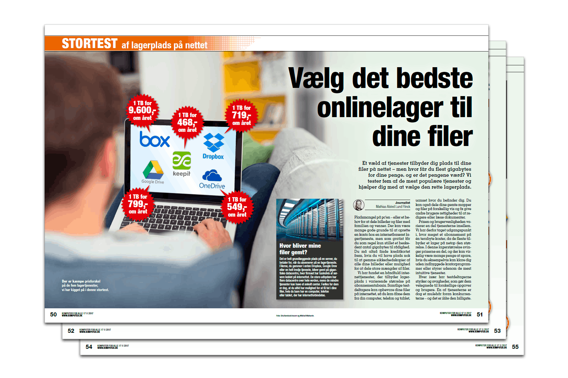 Vælg det bedste onlinelager til dine filer