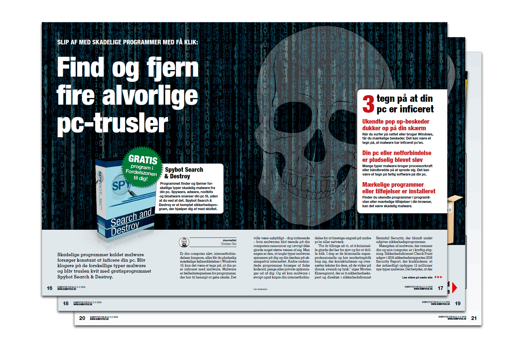Find og fjern fire alvorlige pc-trusler